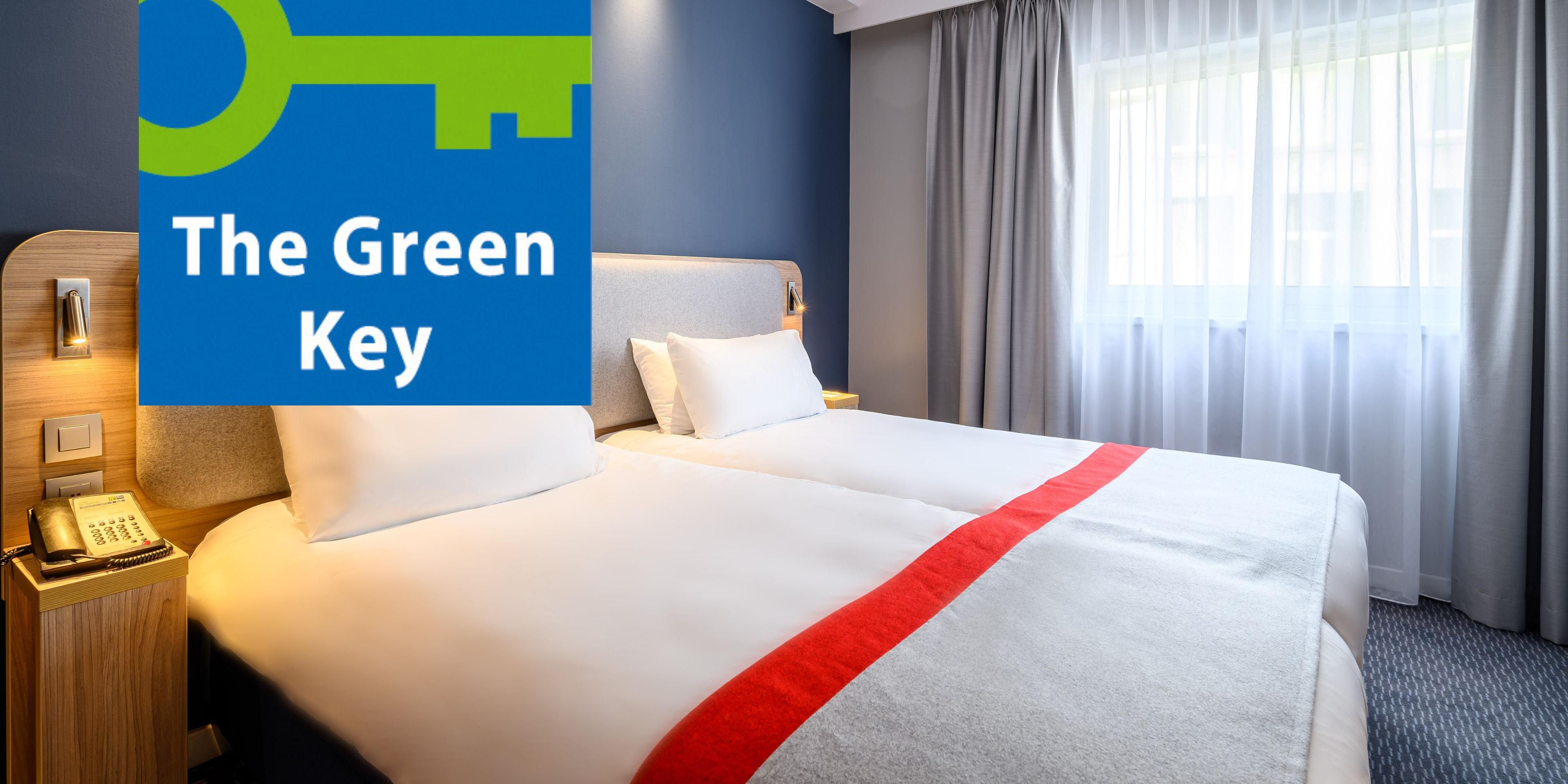 Green key is the first international quality label that promotes sustainable travel. Proud to be a certified partner and helping to make a difference on an environmental level, without compromising on comfort or affordability.