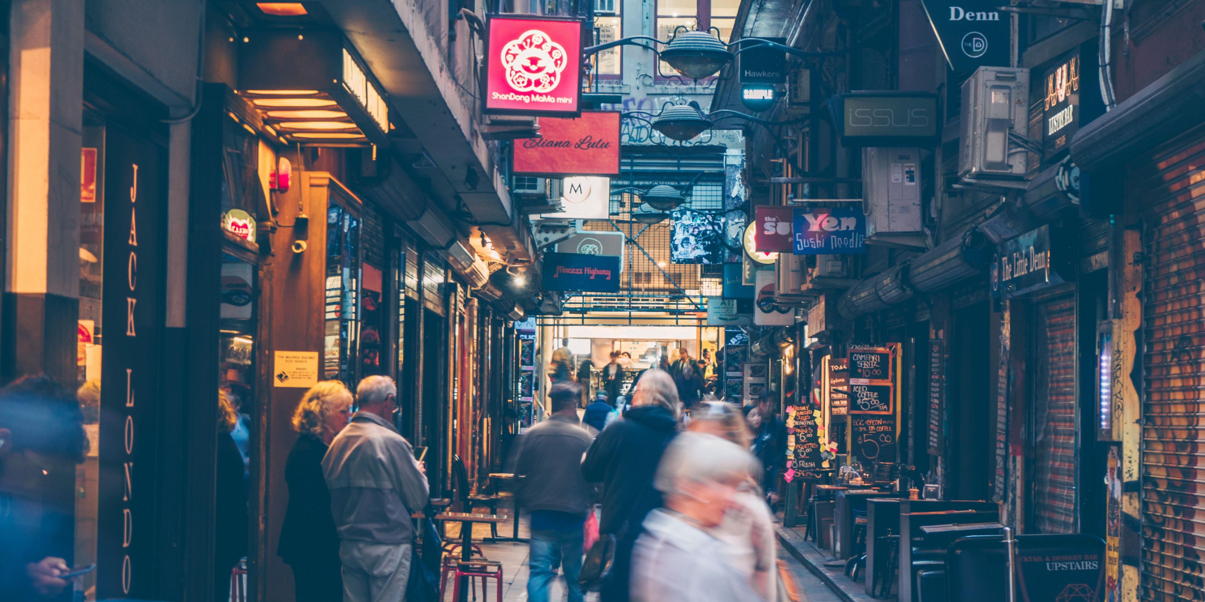 Located in the heart of the city on one of Melbourne's most iconic laneways, you'll have some of the city's best shopping, dining and cultural attractions right on your doorstep. Enjoy some retail therapy and wander down Collins Street for high-street and luxury brand alike. If food excites you, a trip to Queen Victoria Market is where it's at.