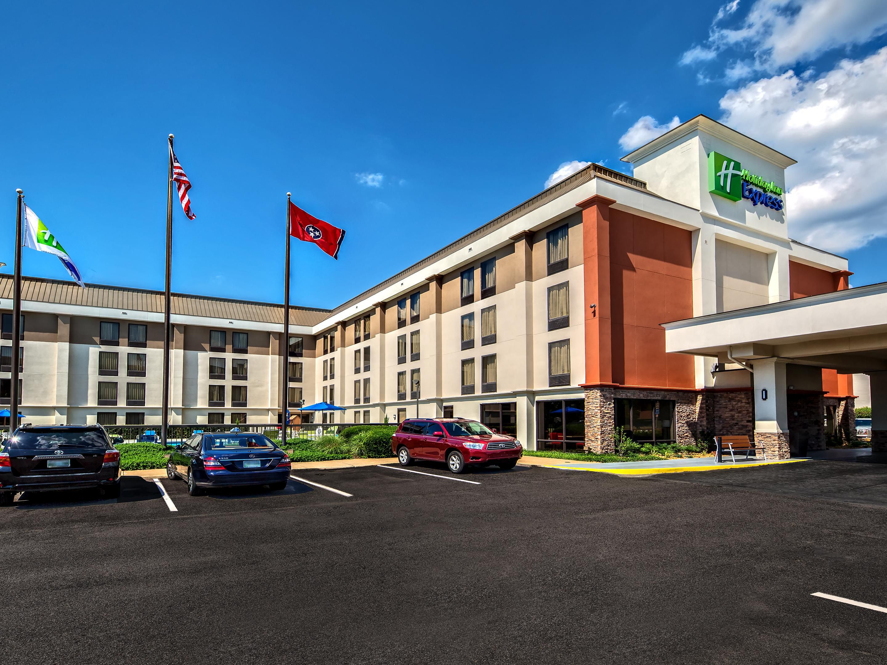 All guests receive parking access at no additional charge. Our hotel is very convenient to nearby interstate highways, I-40 and I-69. Stay with us and your car stays without any extra expense.