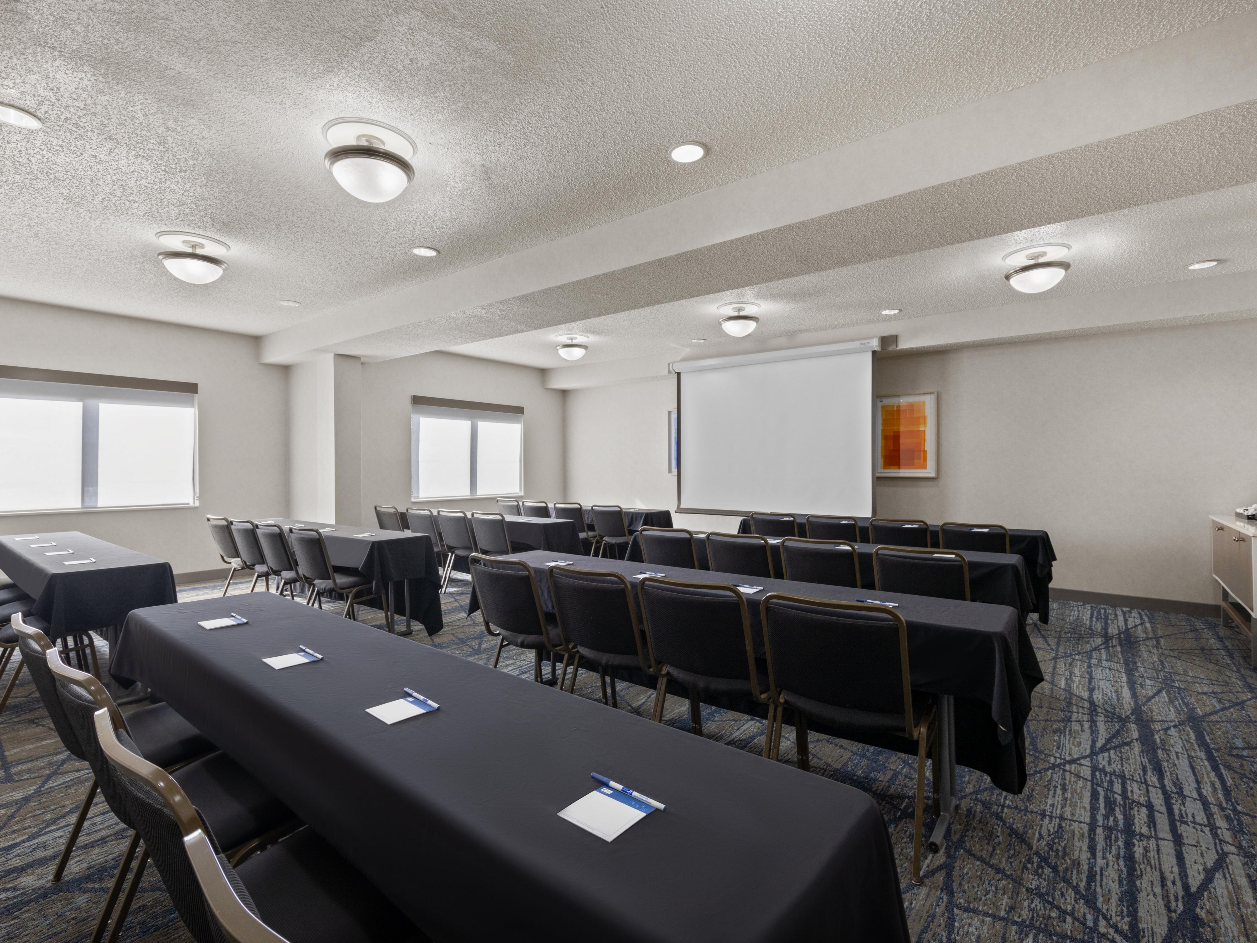 Flexible meeting and event space for your group. Need a space for the team to eat dinner, the bridesmaids to get ready together, or the group to relax after a long day? Our meeting spaces are flexible to accommodate any type of group function needs, with catering services available and significant discounts when combined with group room blocks.