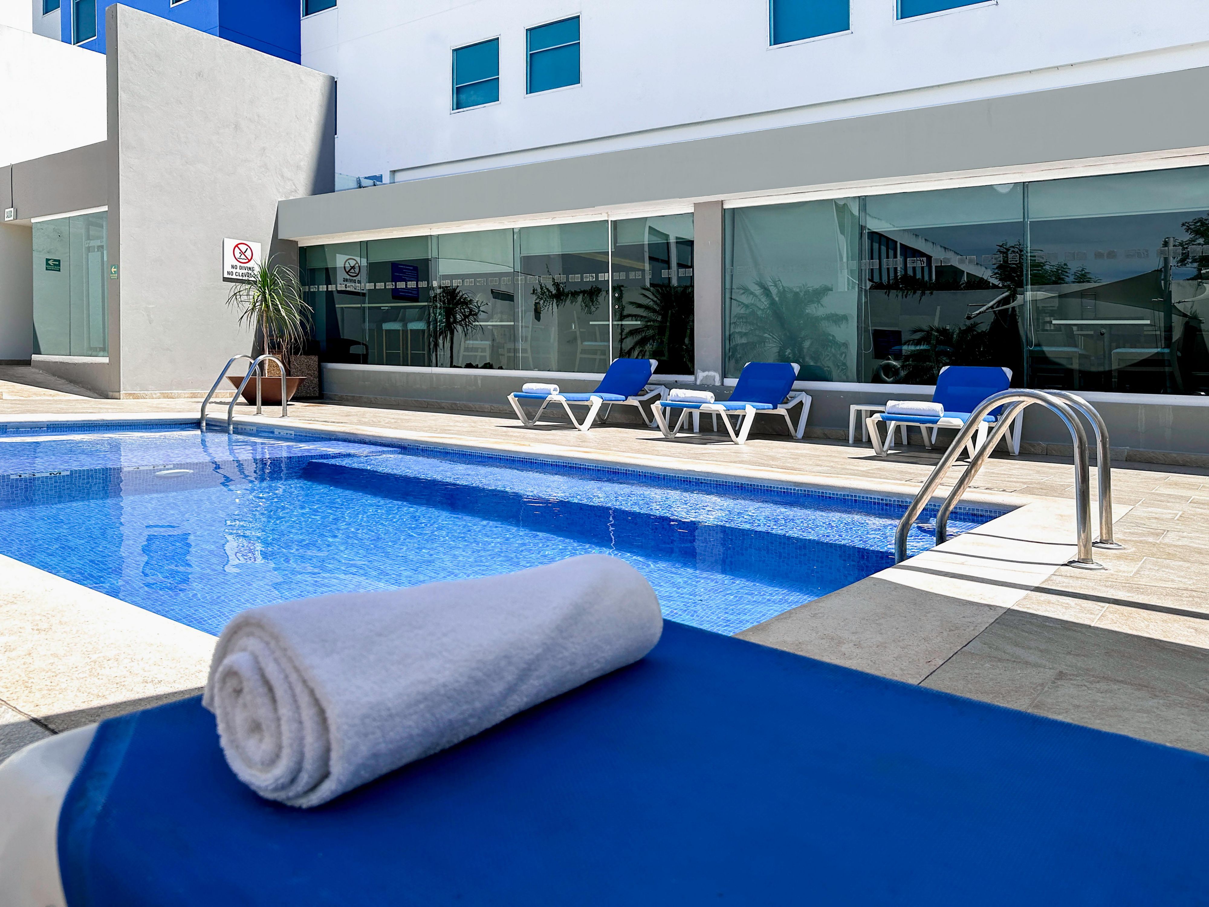 Take a break and enjoy our outdoor pool.