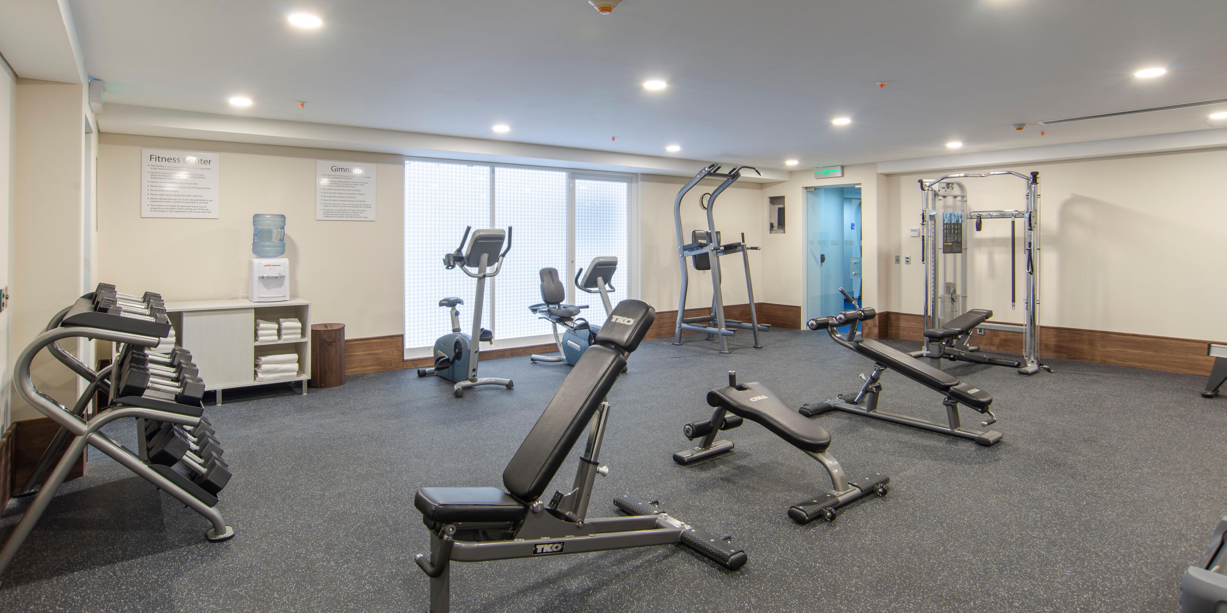 Exercise with us! 

Enjoy our GYM to stay in shape!