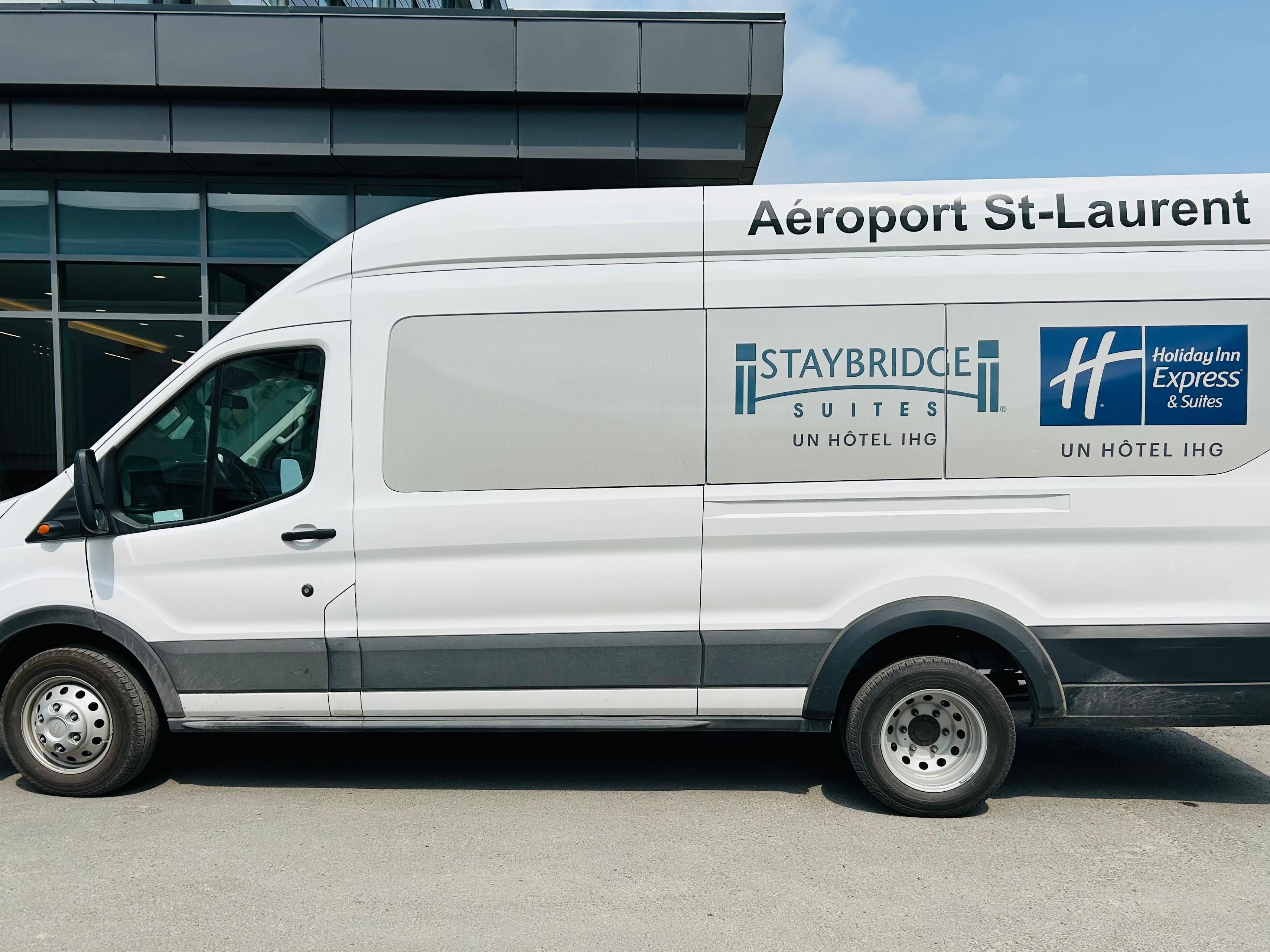 Experience seamless travel with our complimentary shuttle service to and from the Montreal Pierre-Elliott-Trudeau Airport. With convenient pickups and drop-offs, our shuttle ensures an efficient and comfortable ride to our hotel within minutes. Start and end your journey with ease.