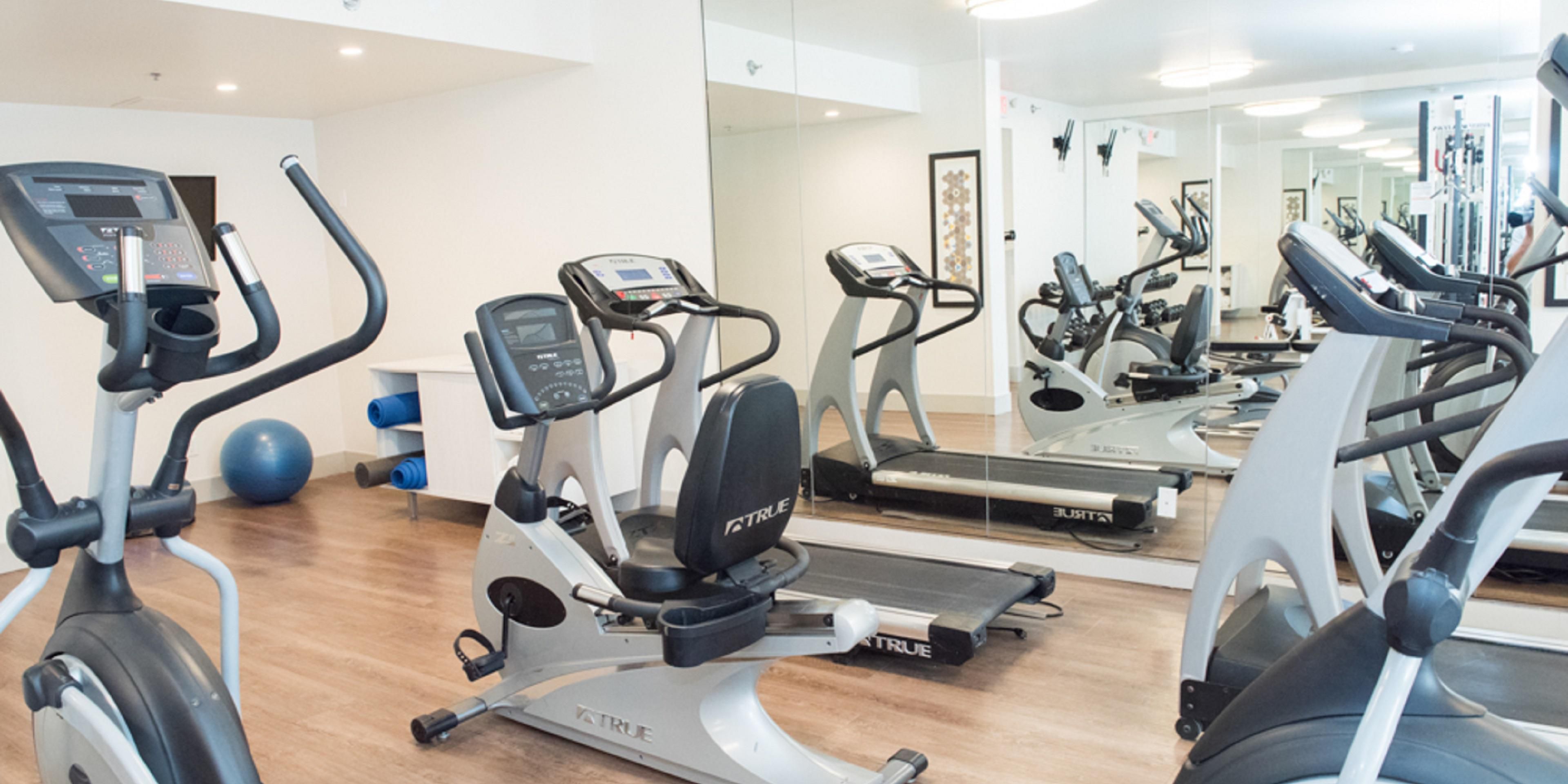 Maintaining your routine while traveling is important especially when you're short on time and on the go. We totally get it. Recharge and feel ready for anything with our state of the art fitness center that is open 24 hours a day. 