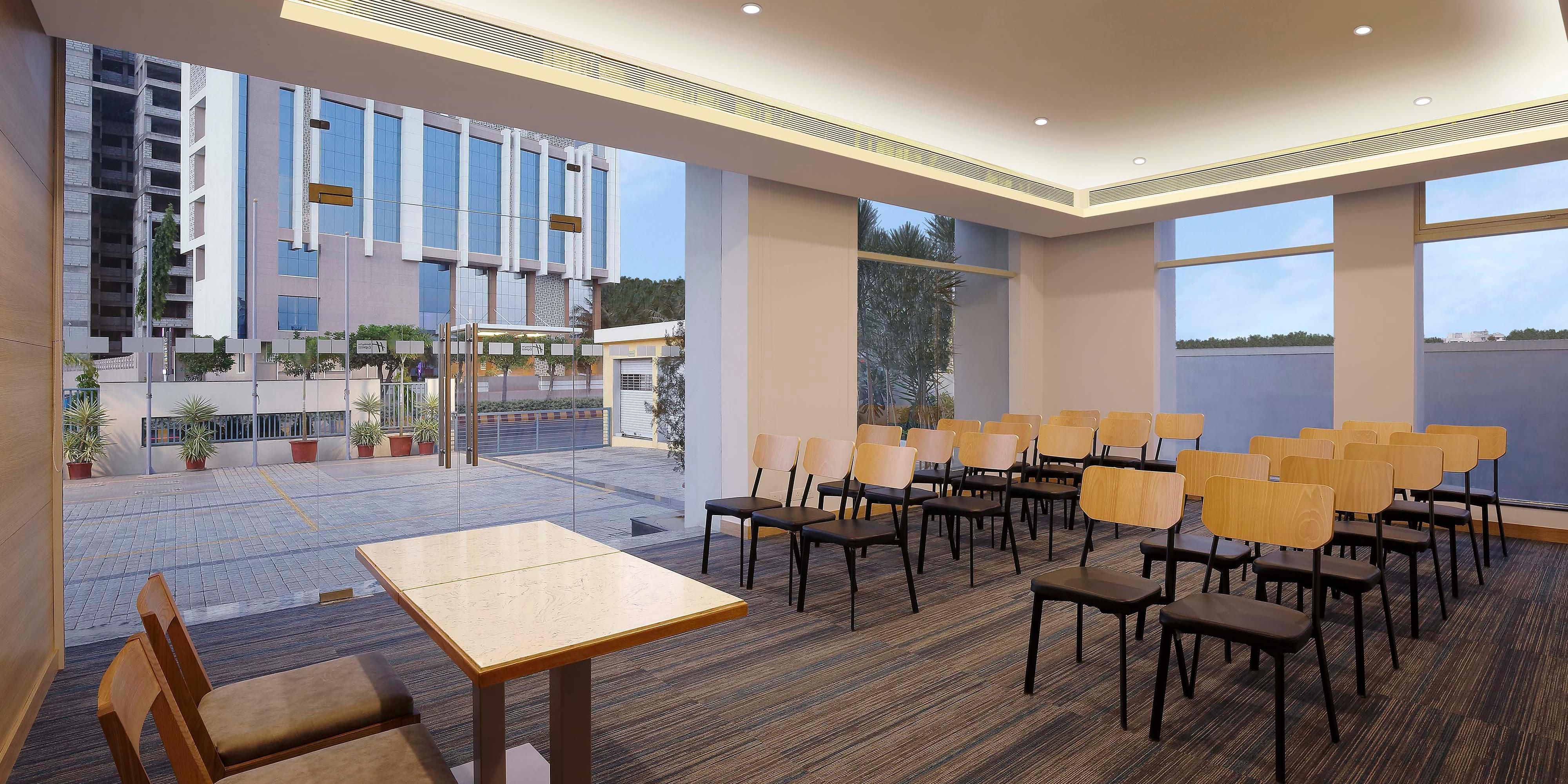 Our meeting facilities are perfectly prepped for all your business needs. With a wide range of options, services, and expertise, you can rely on us to make the ideal first impressions. Call at +91 7030909730 for bookings or queries.