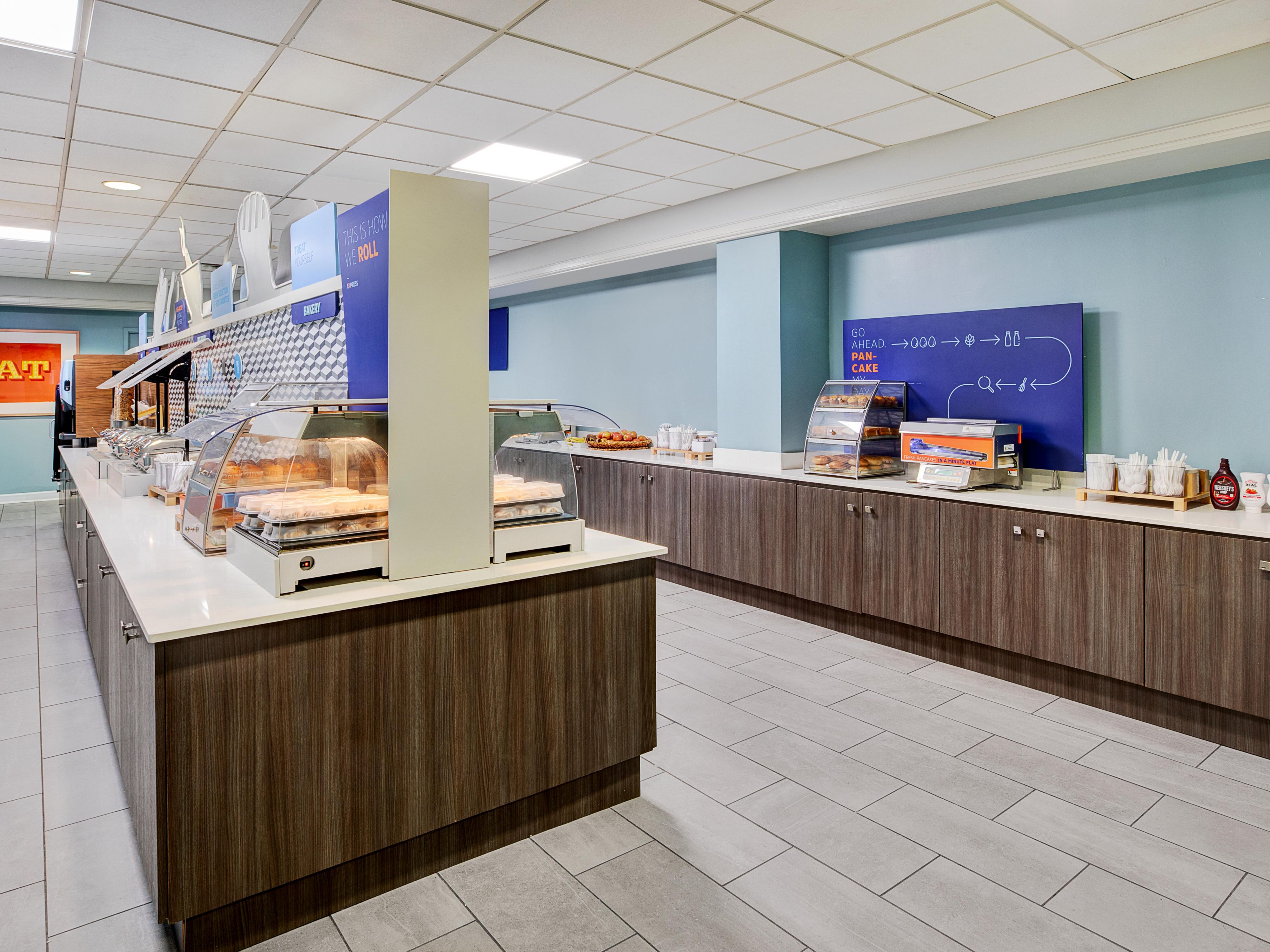 Free breakfast buffet