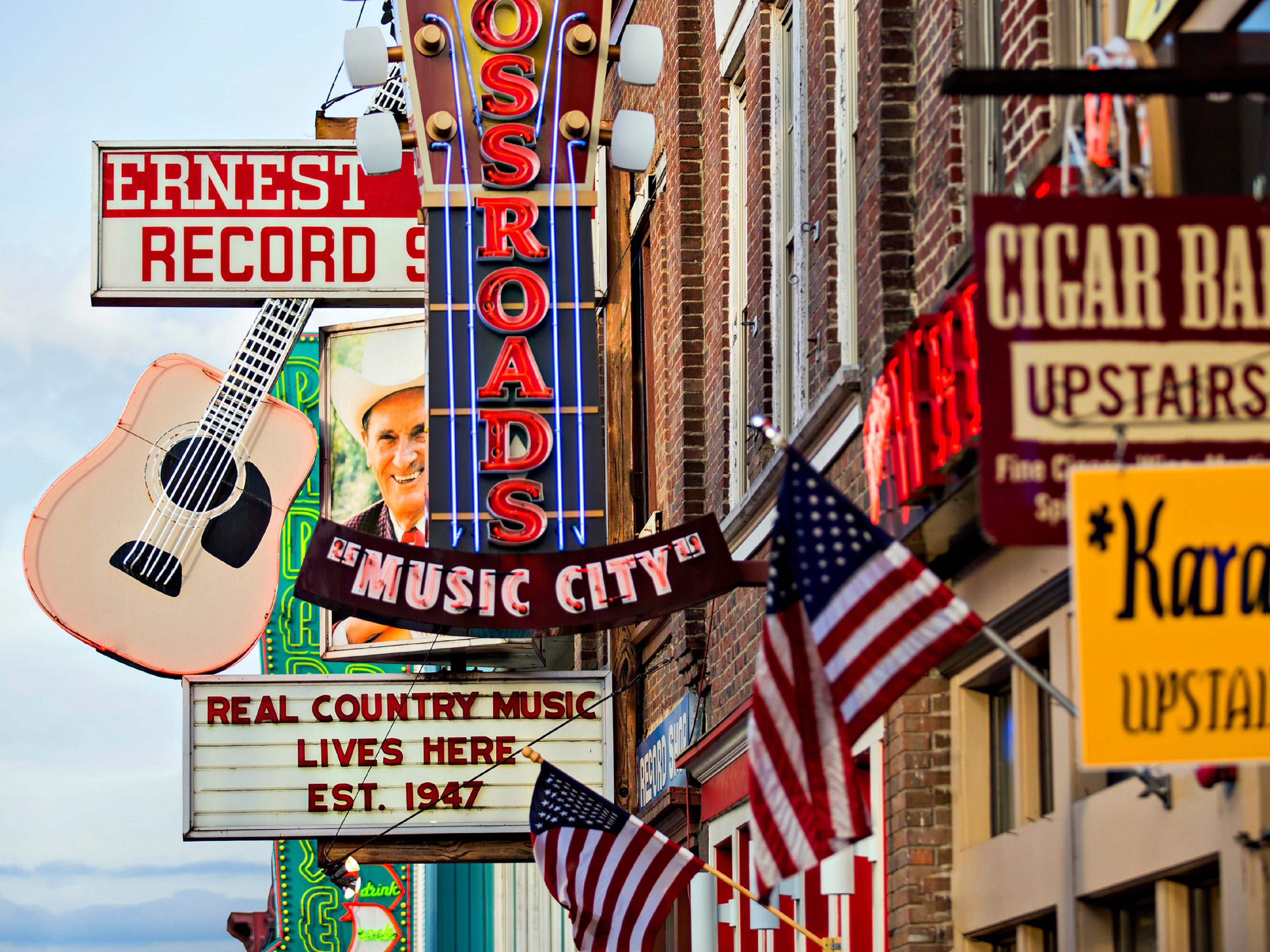 Steps away from the best live music and Honky Tonk's in Nashville.