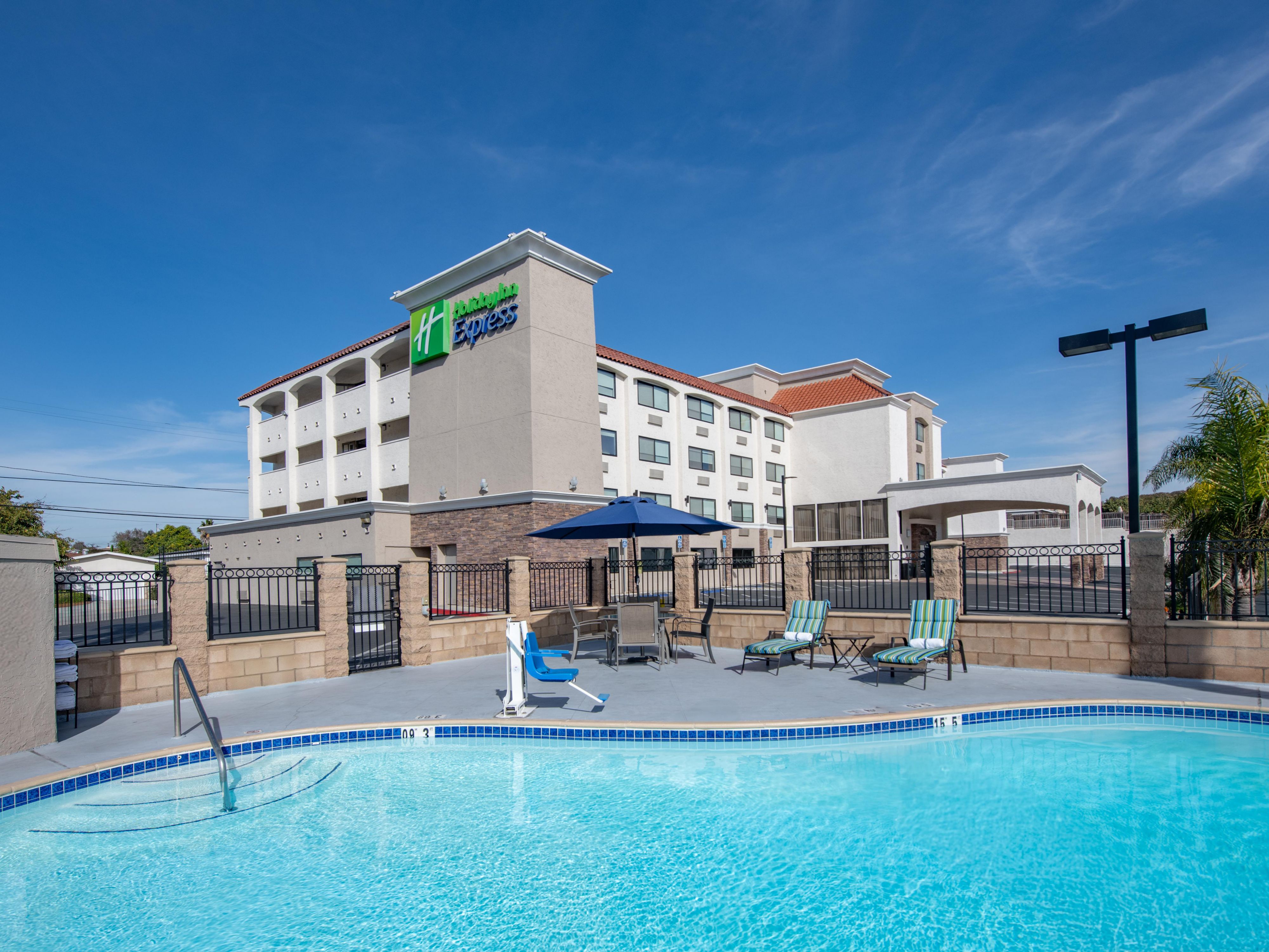 Our outdoor swimming pool awaits for you to relax and cool off after your long day!