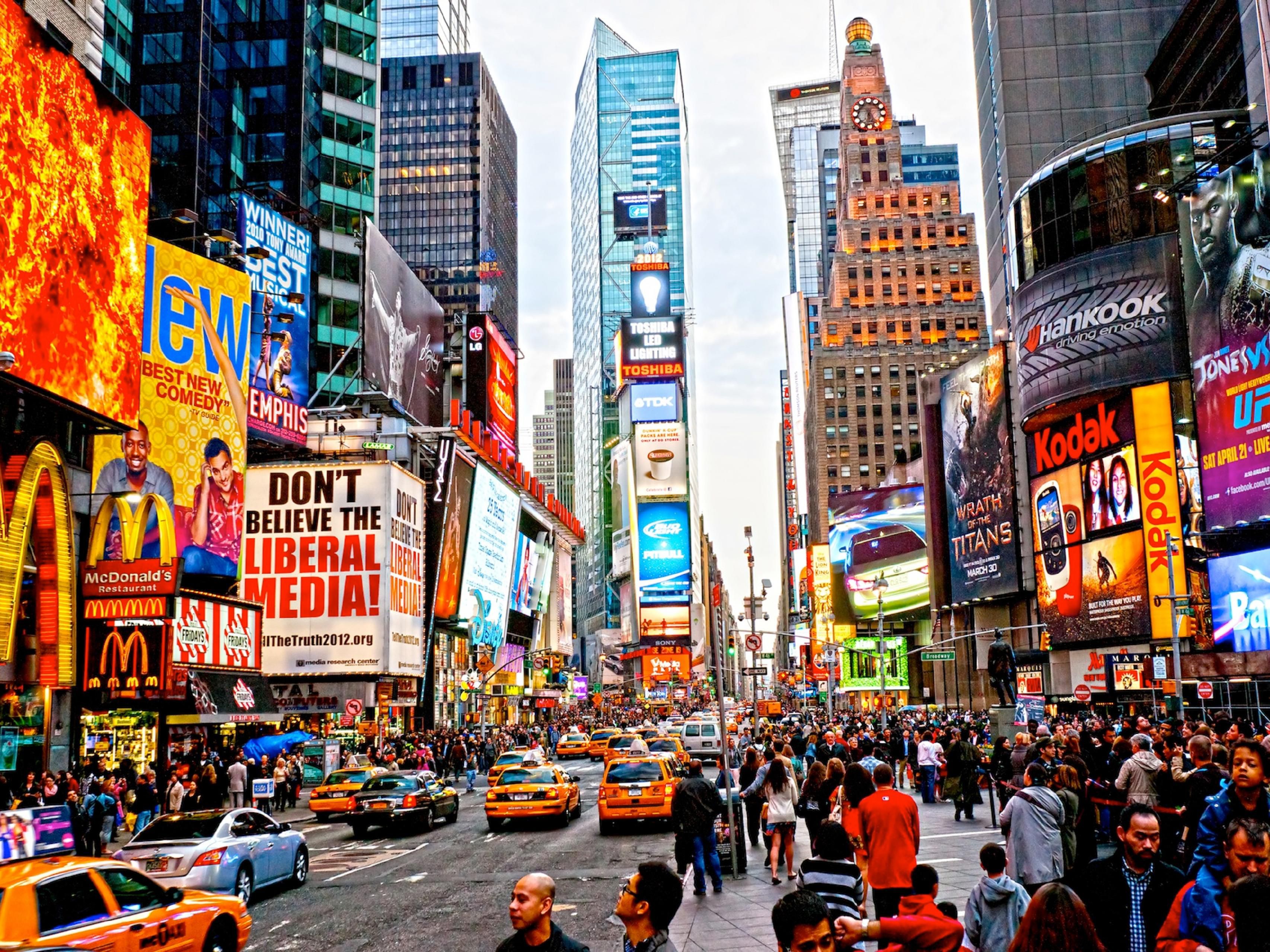 Must see attraction Times Square just few blocks away