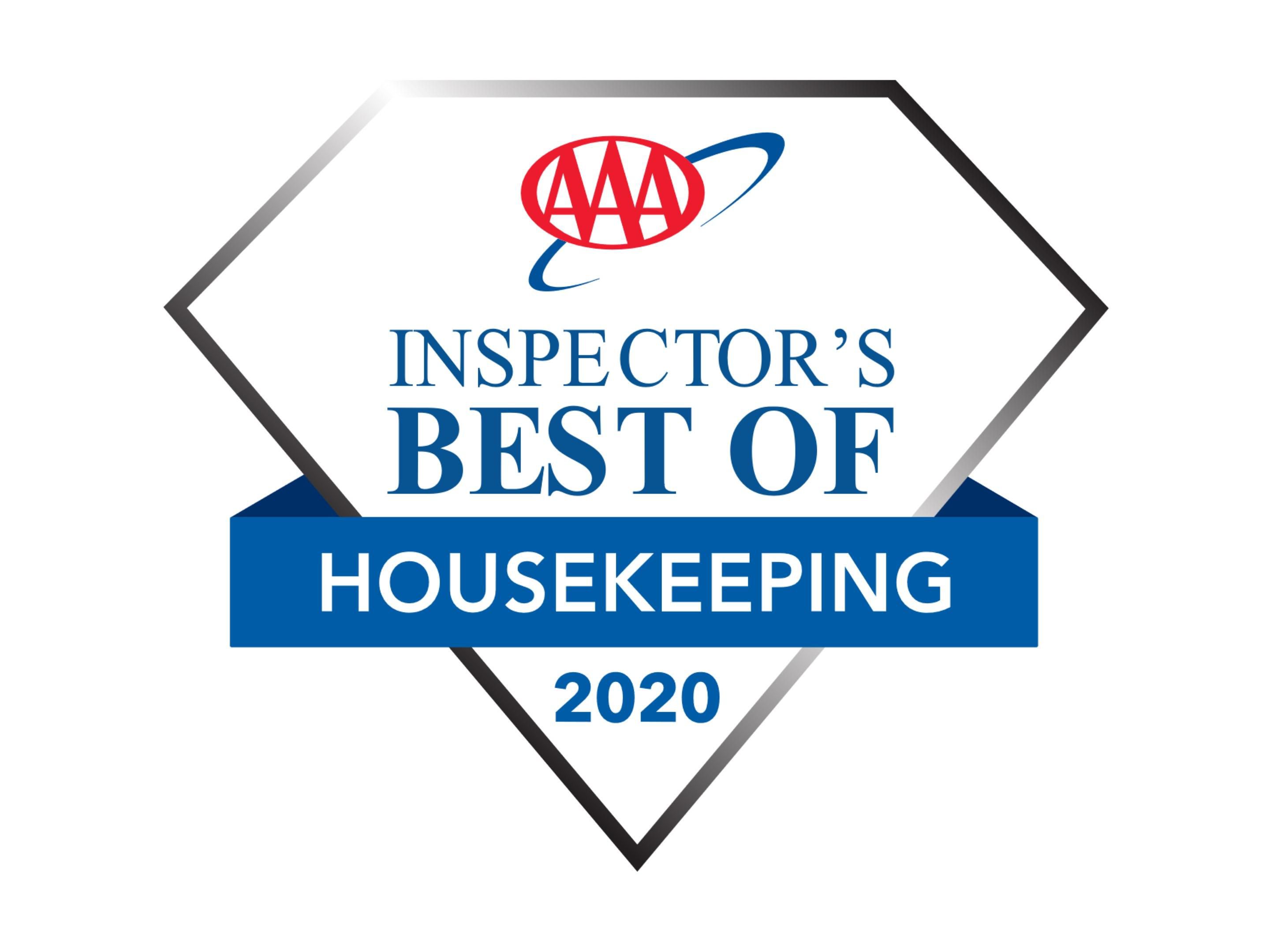 The hotel takes absolute pride in ensuring all spaces are kept clean and disinfected routinely. 
 Housekeeping has significantly surpassed expectations as measured during comprehensive on-site inspections, and thus has been awarded the AAA 2023 Best of Housekeeping badge!