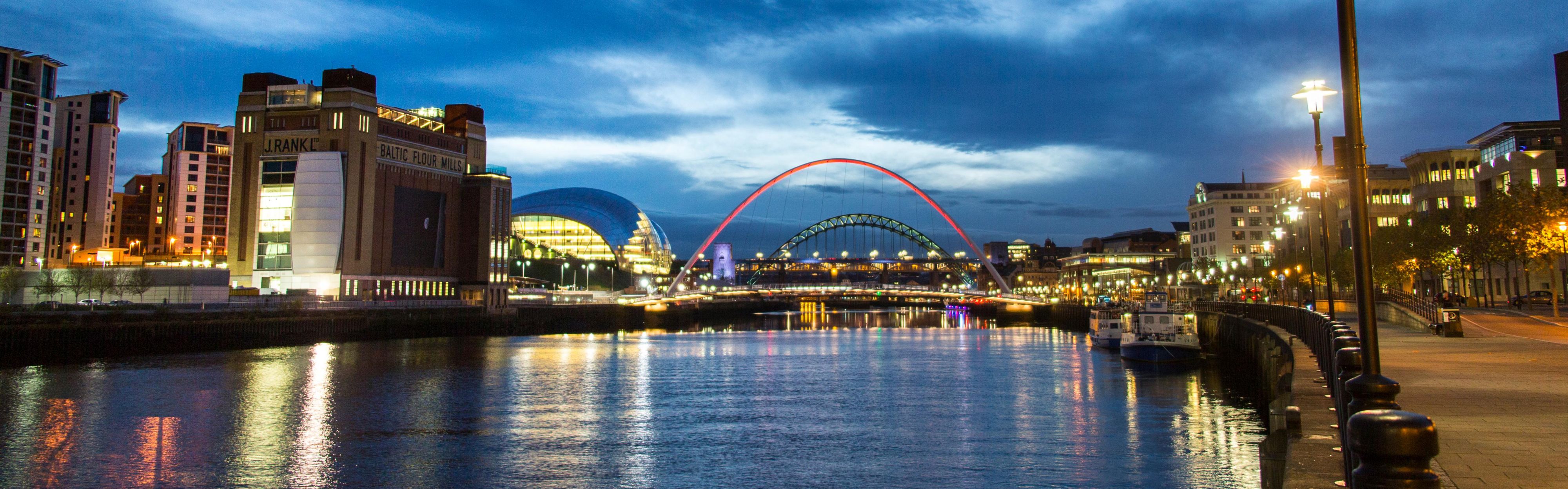 the Quayside is only 13-mins away from our Newcastle hotel 