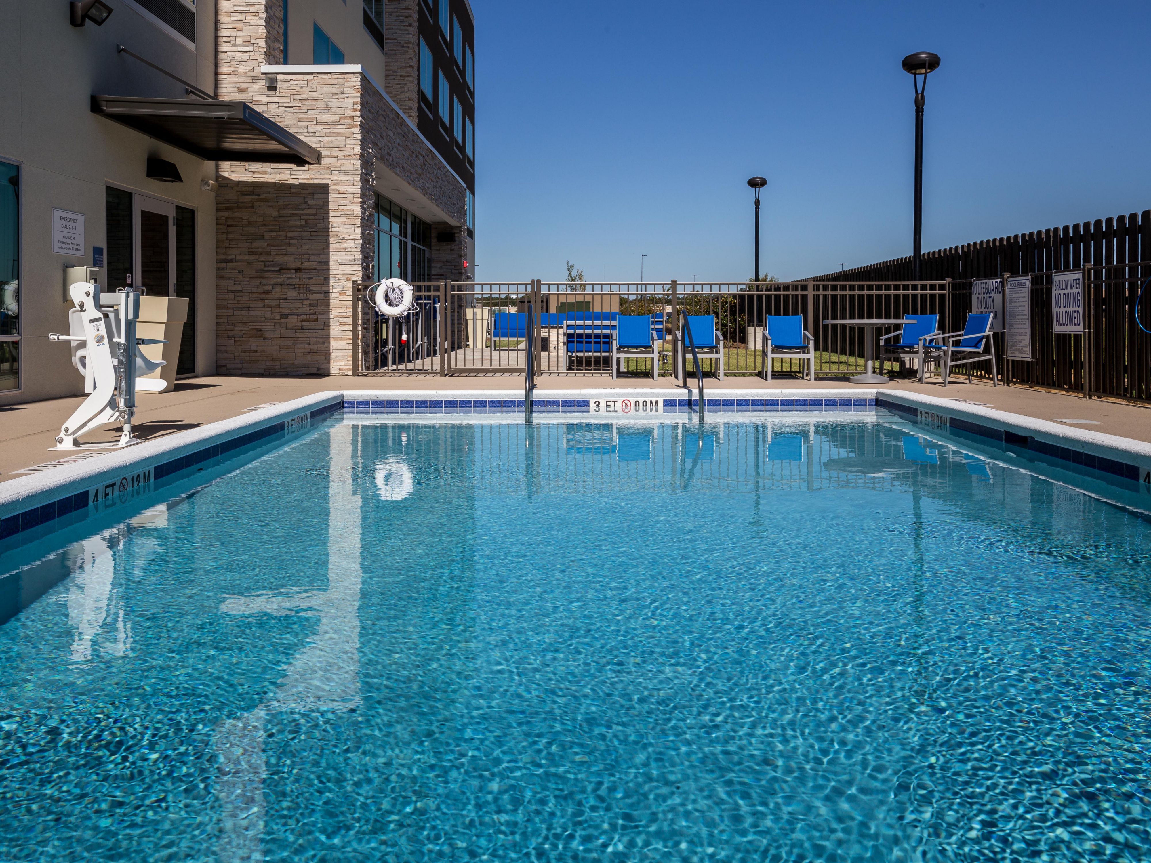 Enjoy the Sun and Fun in our Saltwater Pool for all registered guests. 