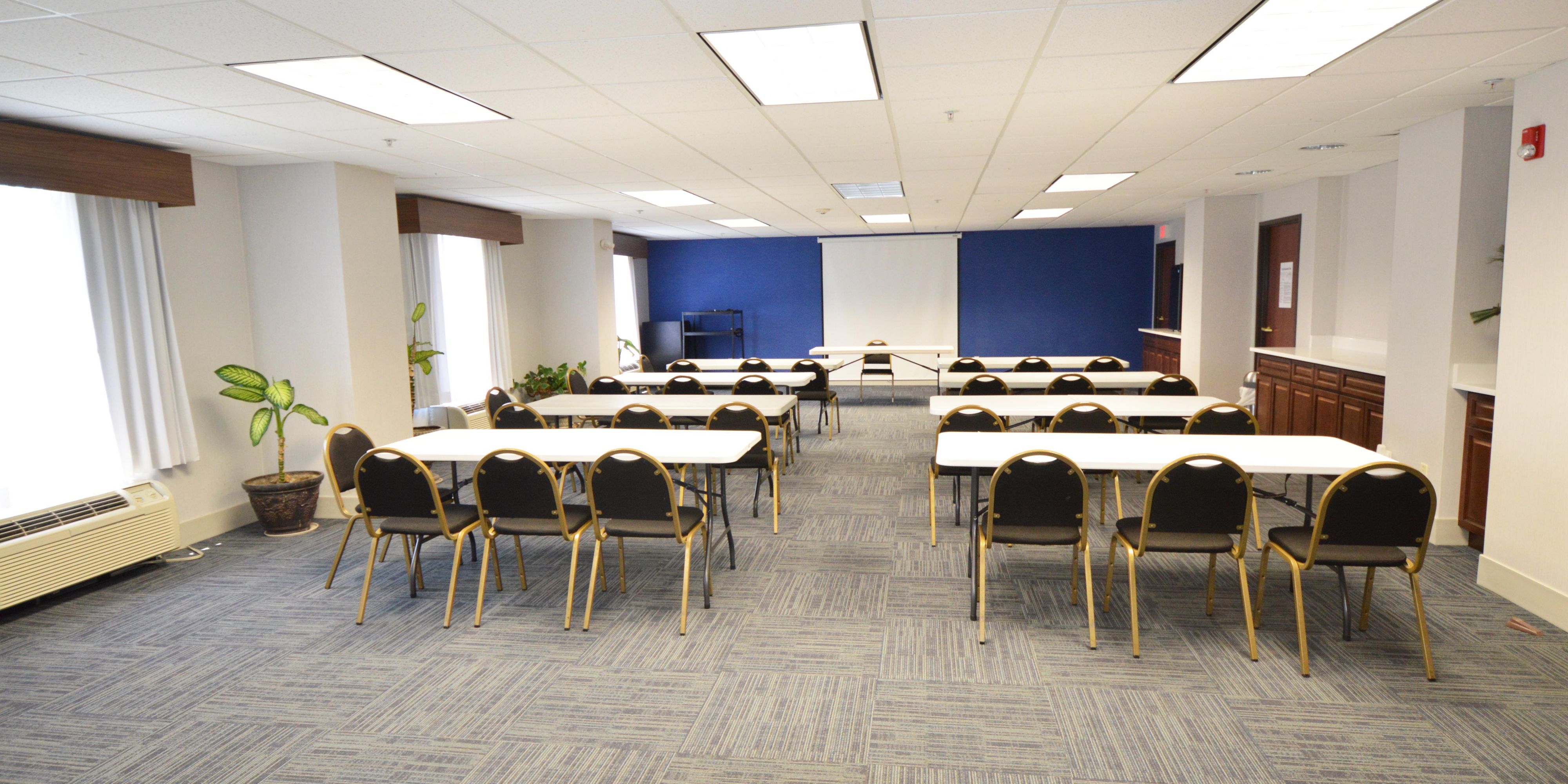 Have your next company meeting or party with us! Our large 1500 sq ft space is perfect for any occasion. Feel free to buckle down or party up in our renovated meeting room. Come on in, stretch your legs and enjoy the event!