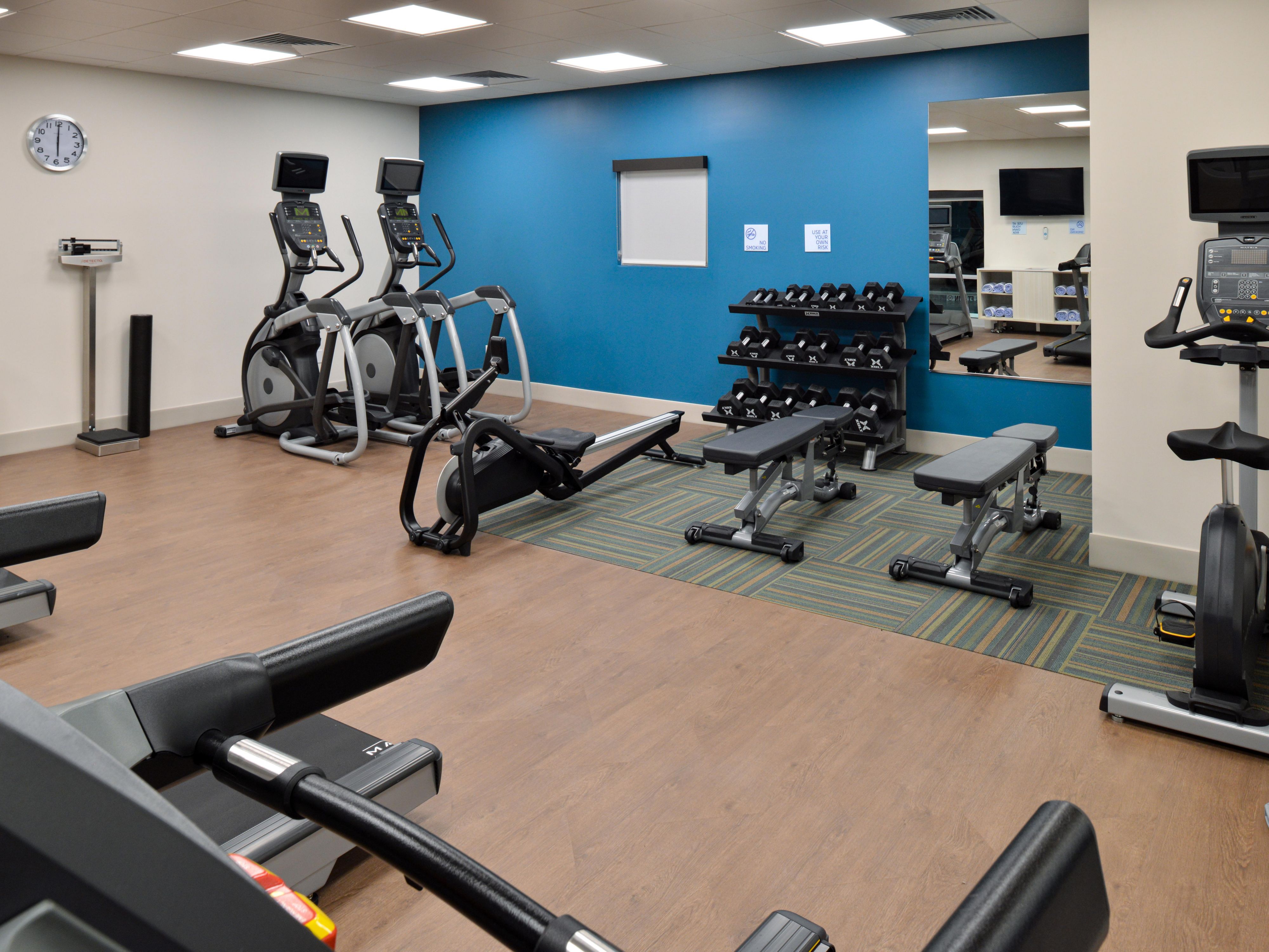 Work up a sweat in our state of the art Fitness Center.