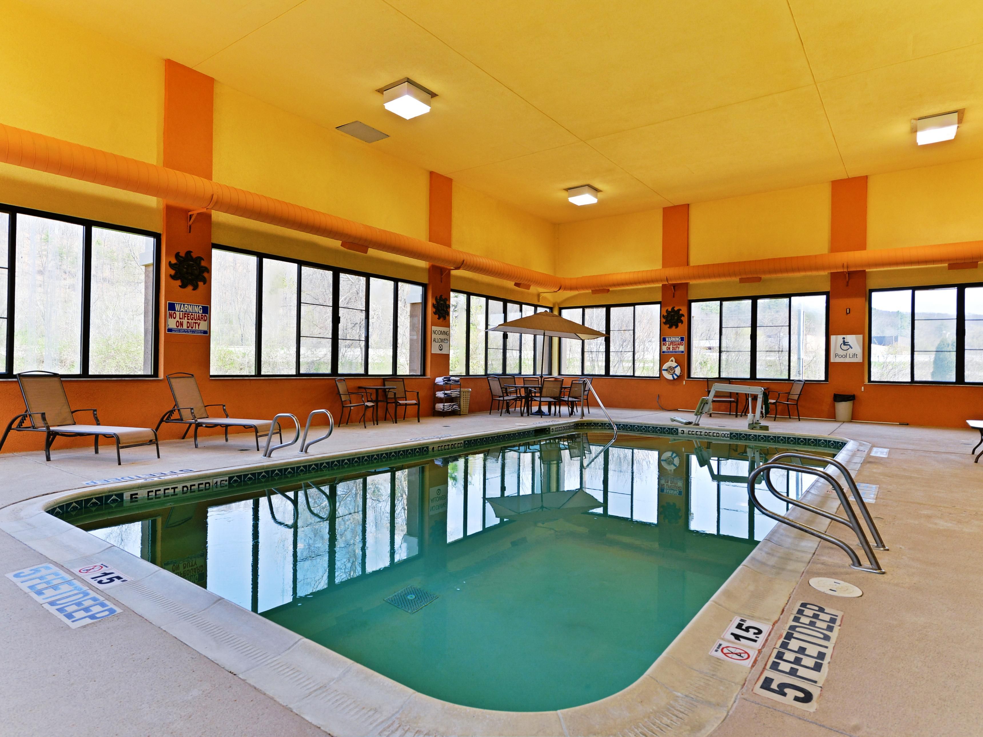 Indoor, Heated Pool