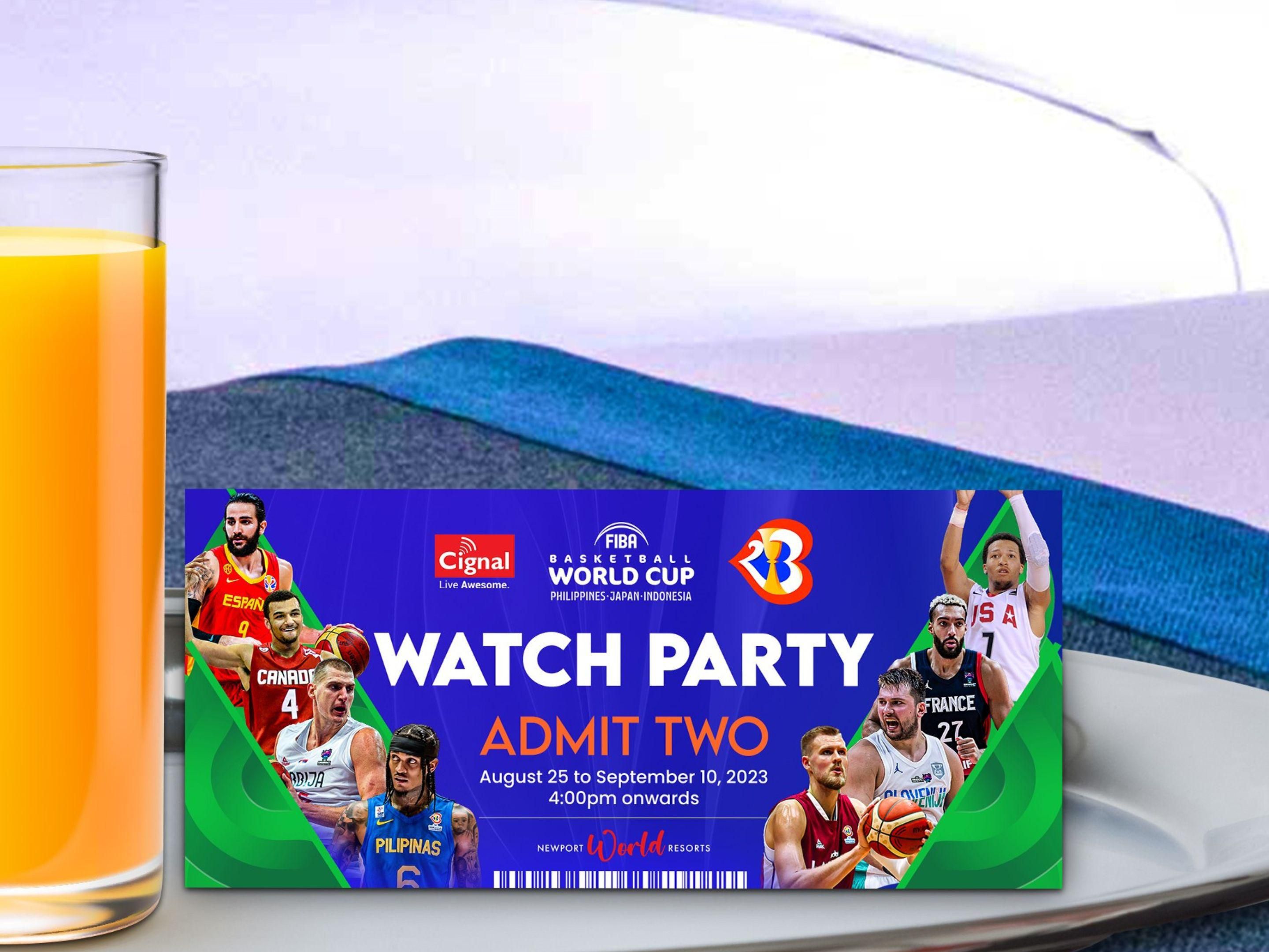 FIBA World Cup 2023 watch party