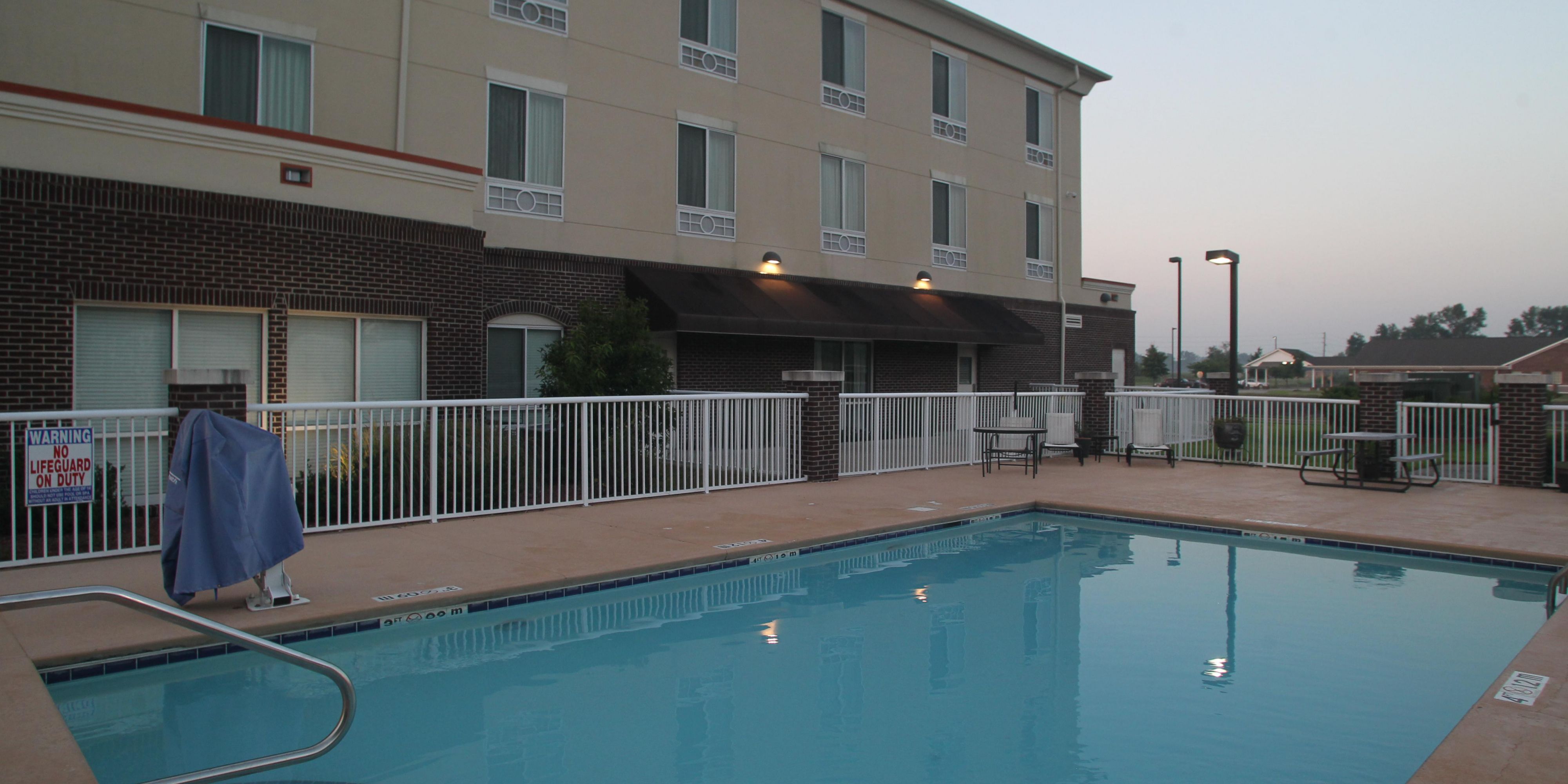 Cool off during the hot days of summer in our seasonal, outdoor pool.  Enjoy sitting pool side and catching up on your favorite book.  Summer doesn't last long so book your trip to Pembroke now!