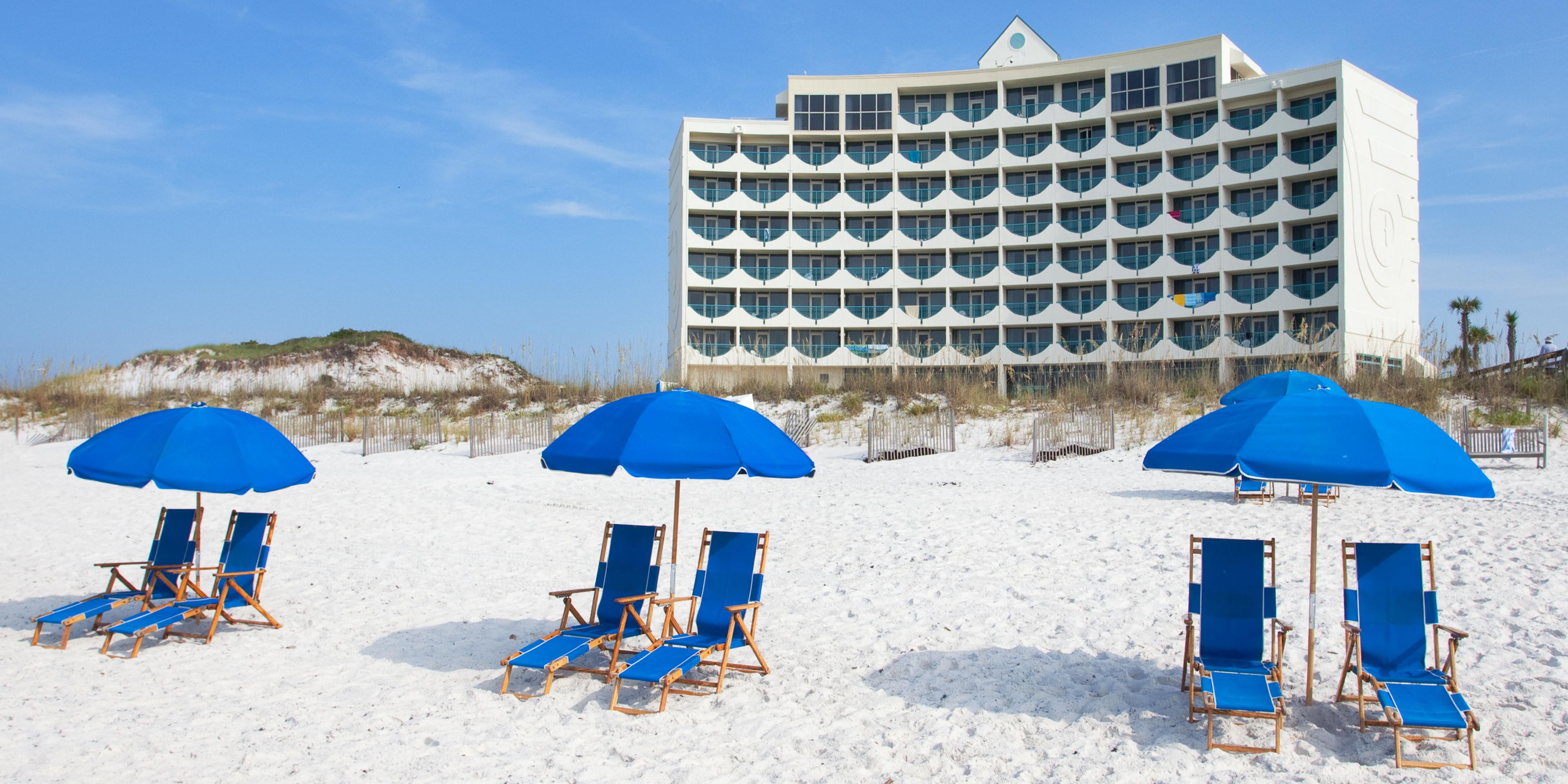 Get the most out of your fun-filled beach day in a spot where you can enjoy endless ocean views.  You can't go wrong basking under the sun while relaxing on a comfortable Lazy Day chair with an umbrella.  Beach chair rentals end Nov 1st.