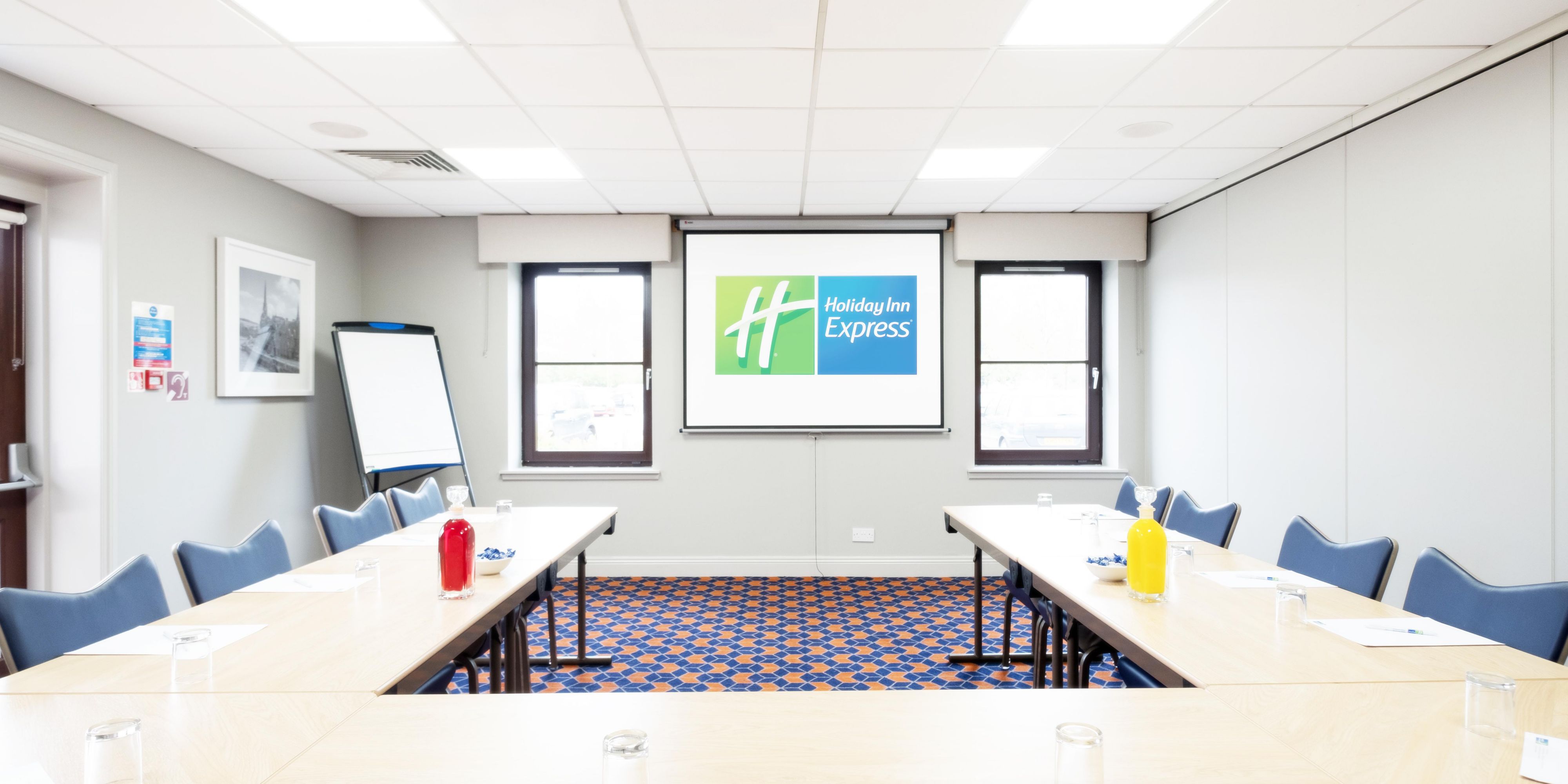 Host meetings or a conference for up to 40 people in the hotel’s two naturally lit, air-conditioned meeting rooms. AV equipment and free WiFi are available to bring your presentations to life. Free on-site parking is available for delegates.