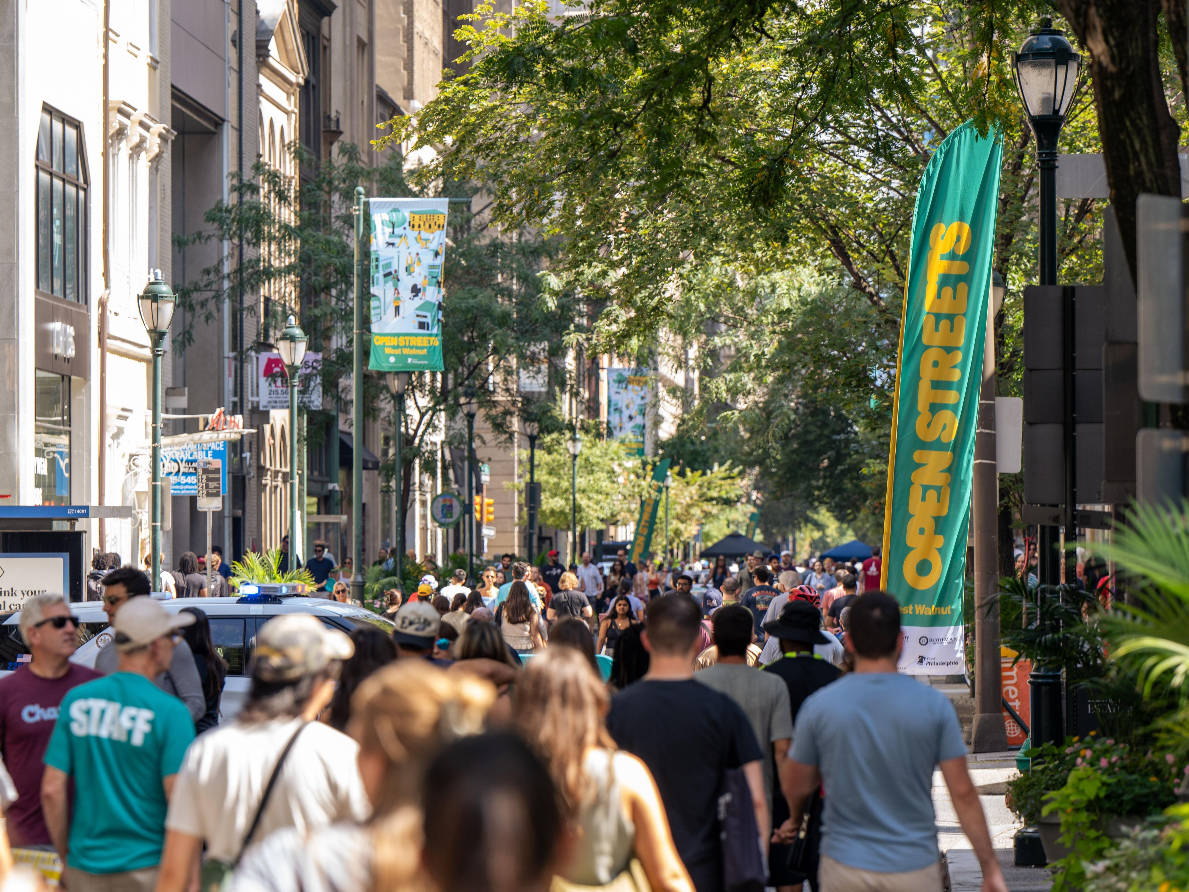 On four consecutive Sundays from June 8 to June 29, pedestrians will be invited to stroll nearly six blocks of car-free space in Midtown Village for "Open Streets", expanding outdoor dining, shopping & entertainment. Street will be used as a primary walkway, allowing restaurants to expand outdoor dining & retailers to pop up on the sidewalks.