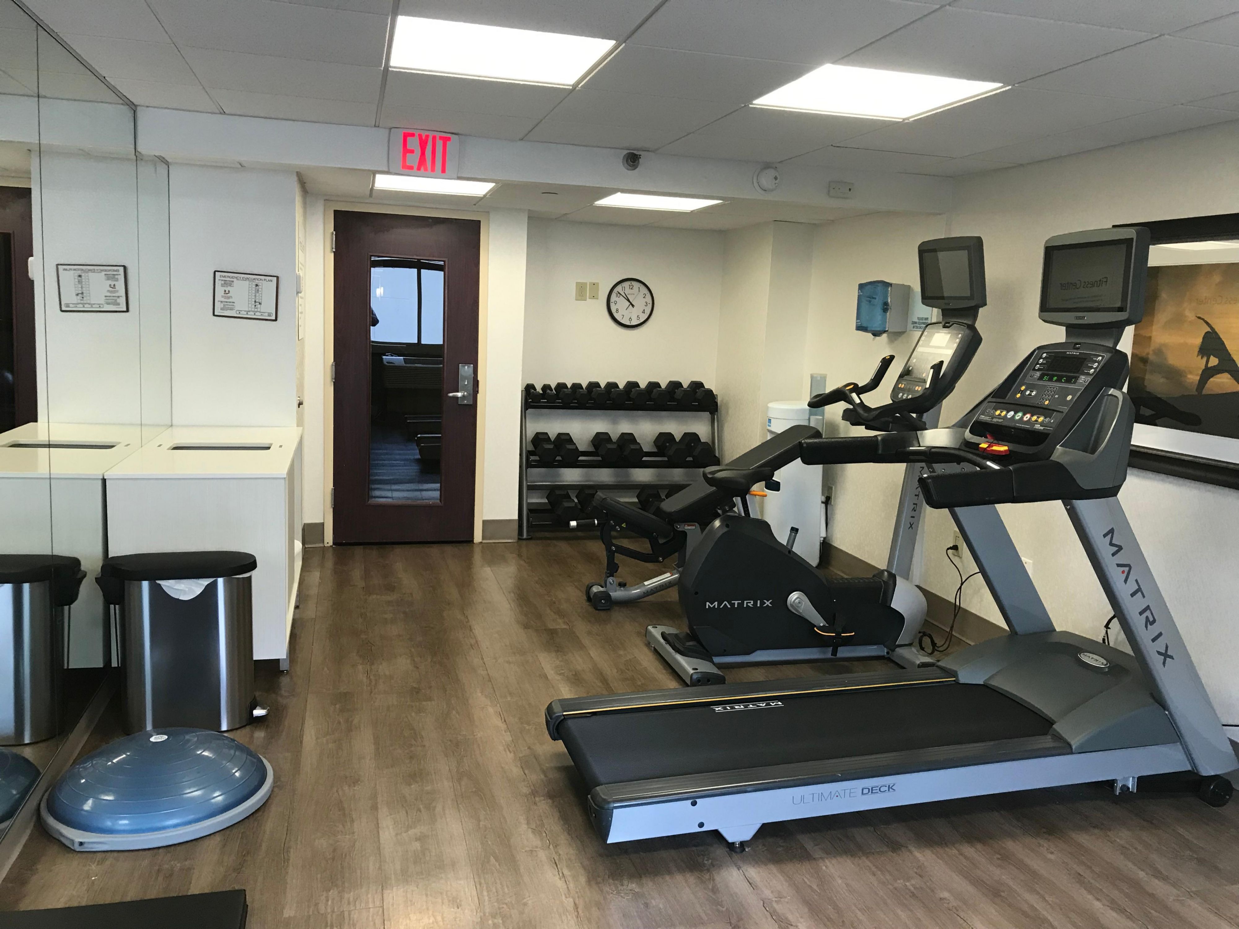 Newly Renovated Fitness Room to keep up with your fitness routine 