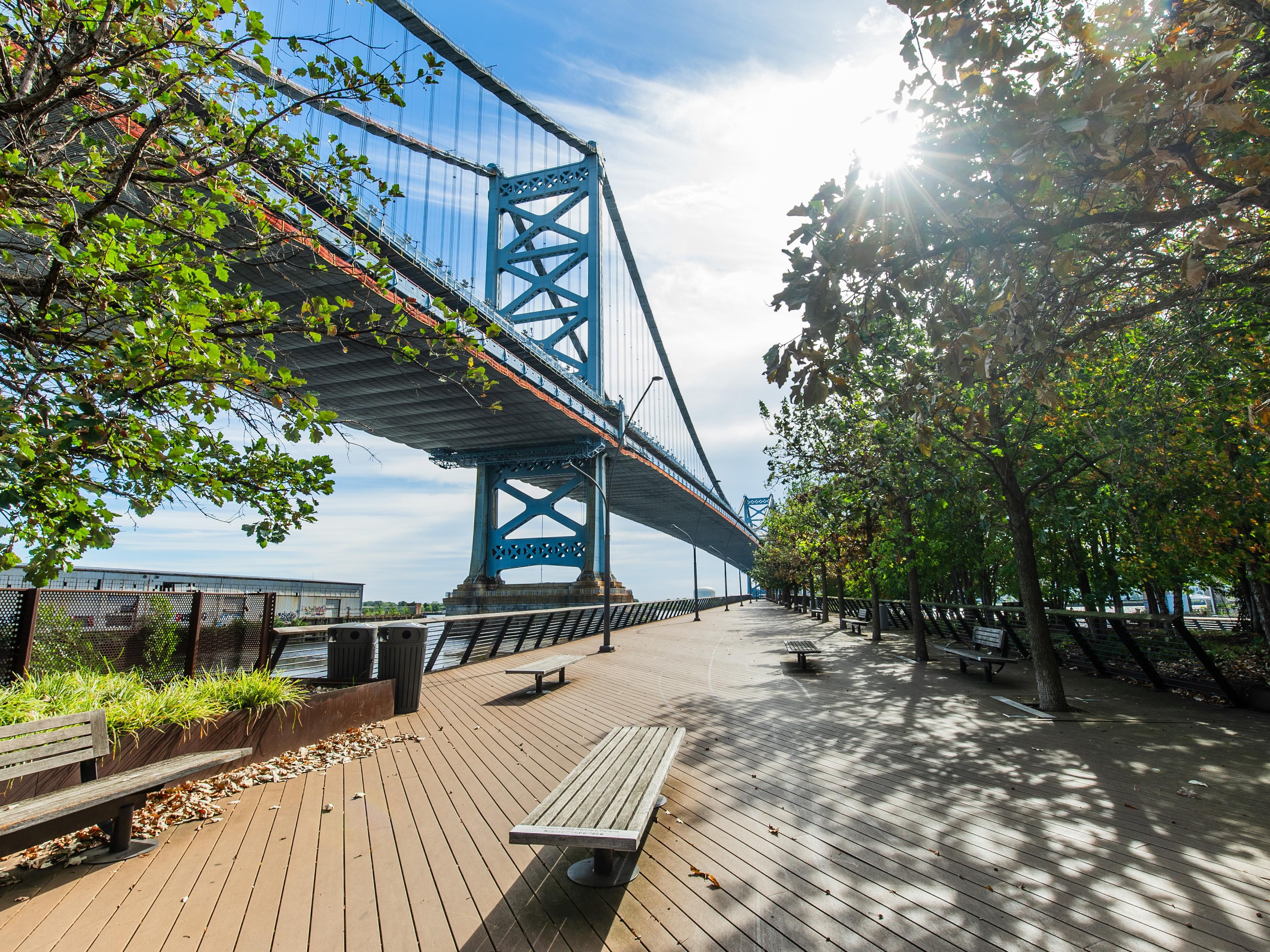 Try your luck at the Rivers Casino.  Just a short beautiful walk along the Delaware River.