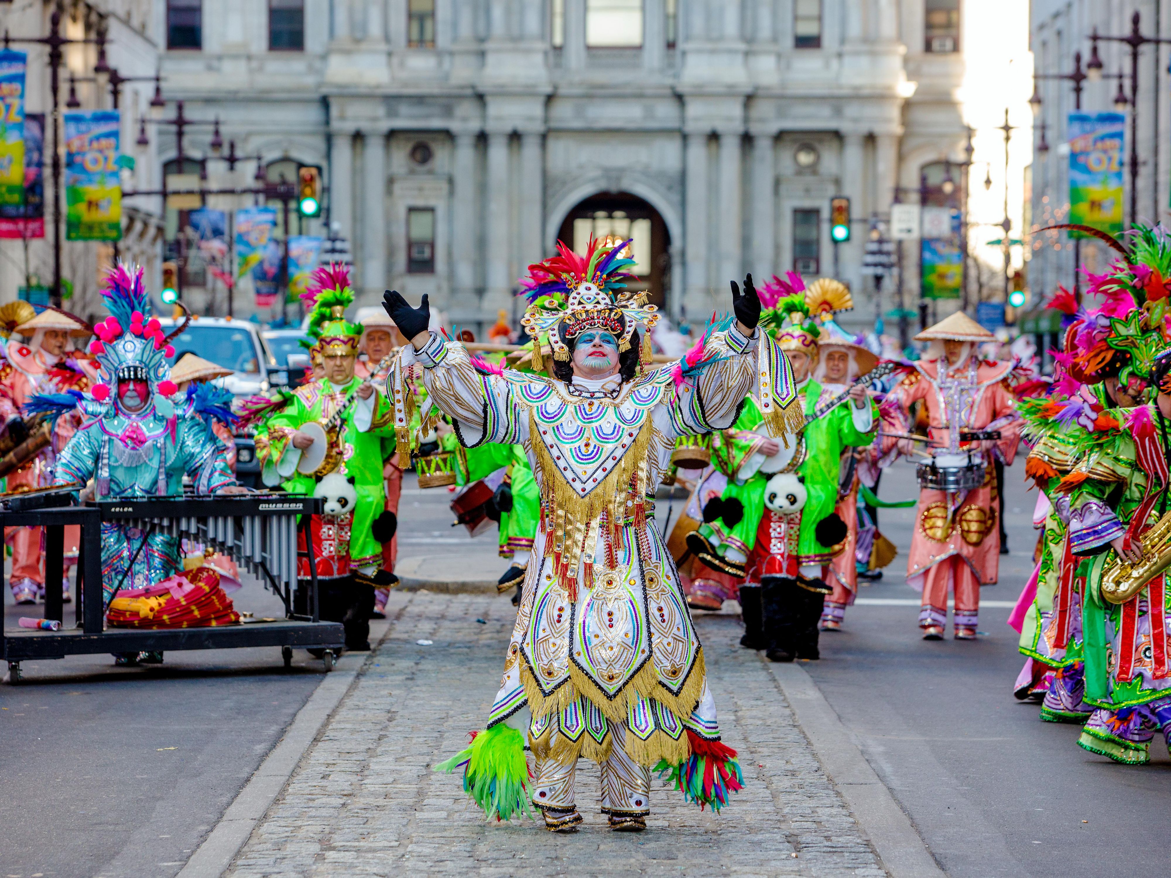 Spend NYE at the hotel and walk just a block to the parade to watch the Mummers strut down Broad Street Philadelphia on January 1st. 