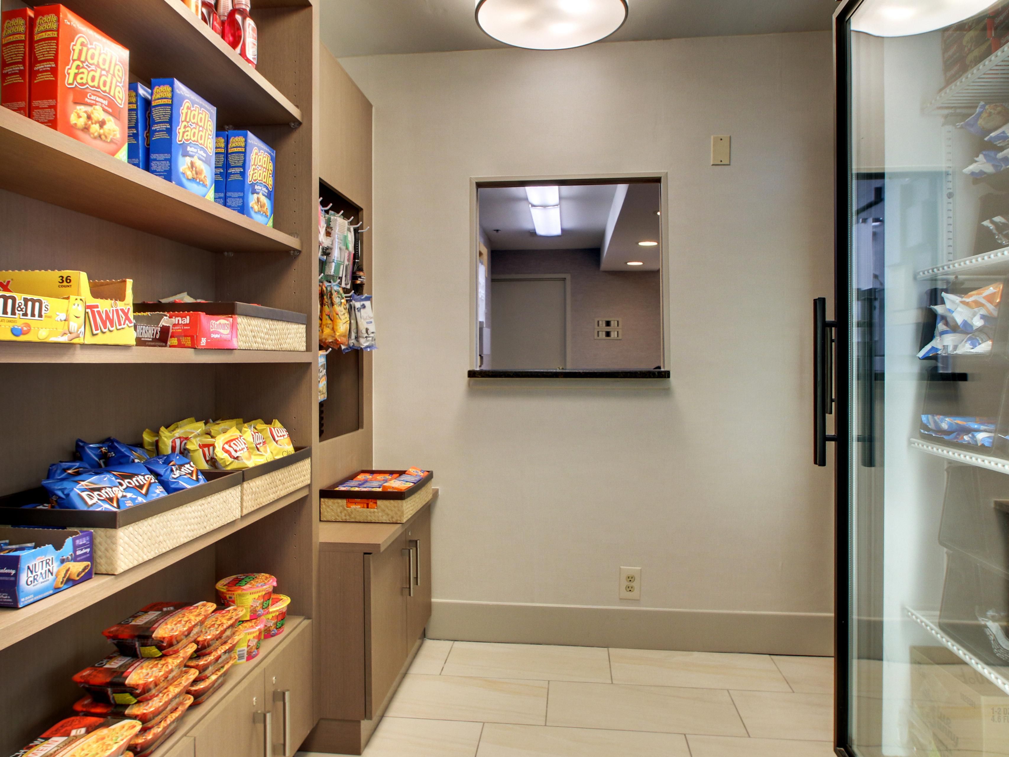 Need a quick bite? Grab a variety of drinks and snacks on your way in or out in our mini-mart.