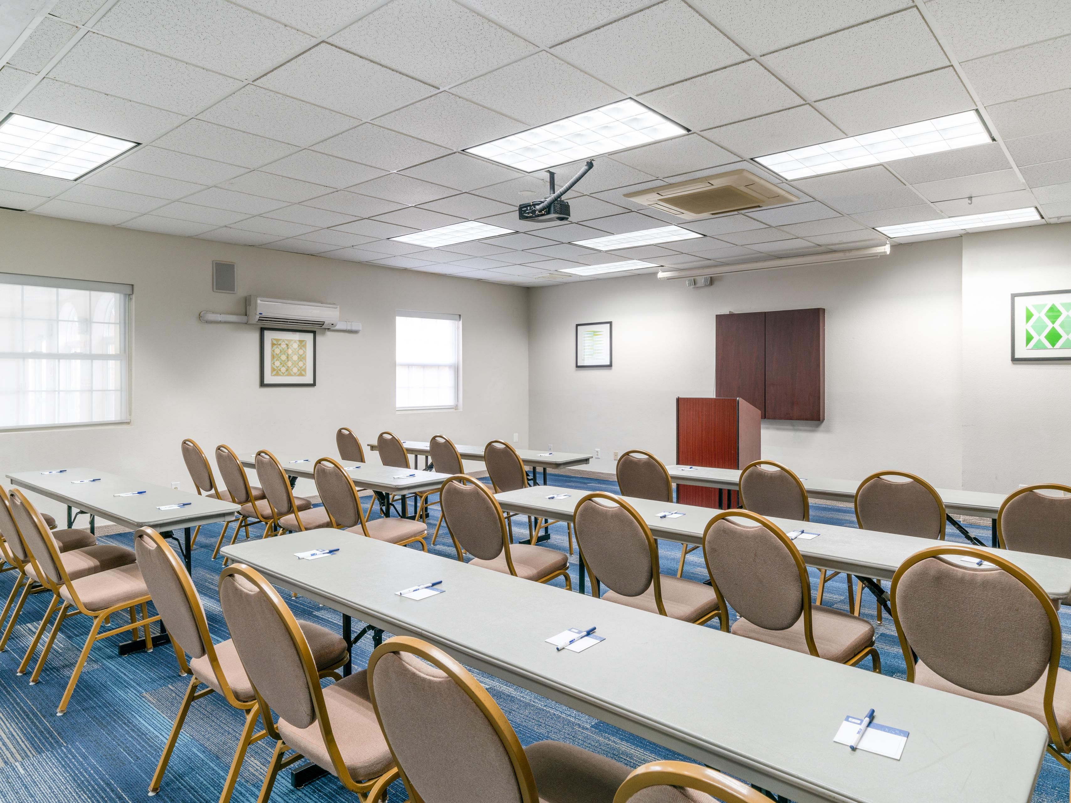 Host meetings, presentations, and social gatherings in our versatile 1,500-square-foot meeting space for up to 80 guests. Whether you need a creative environment for brainstorming sessions or a relaxed setting for a special gathering, our venue is the perfect place to connect, collaborate, and celebrate in style.