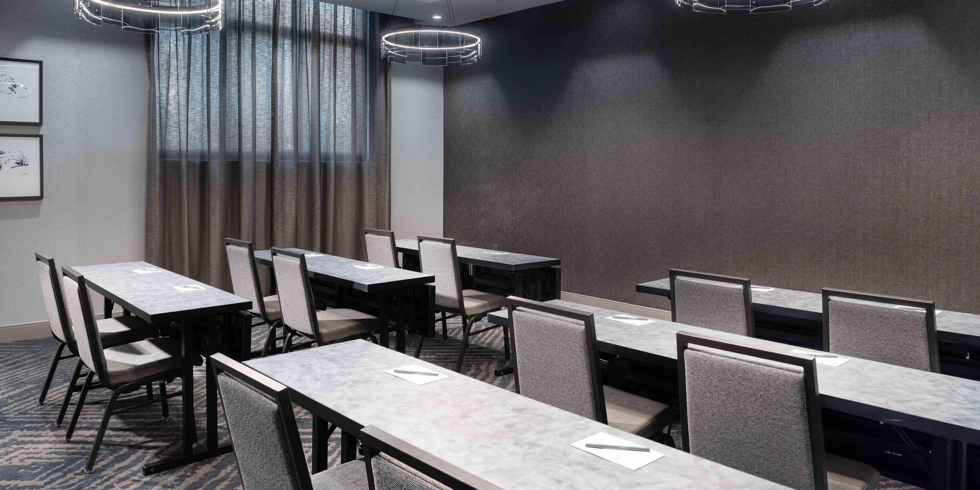 Plan your next meeting in our stylish venue - our onsite team is ready to help you plan!