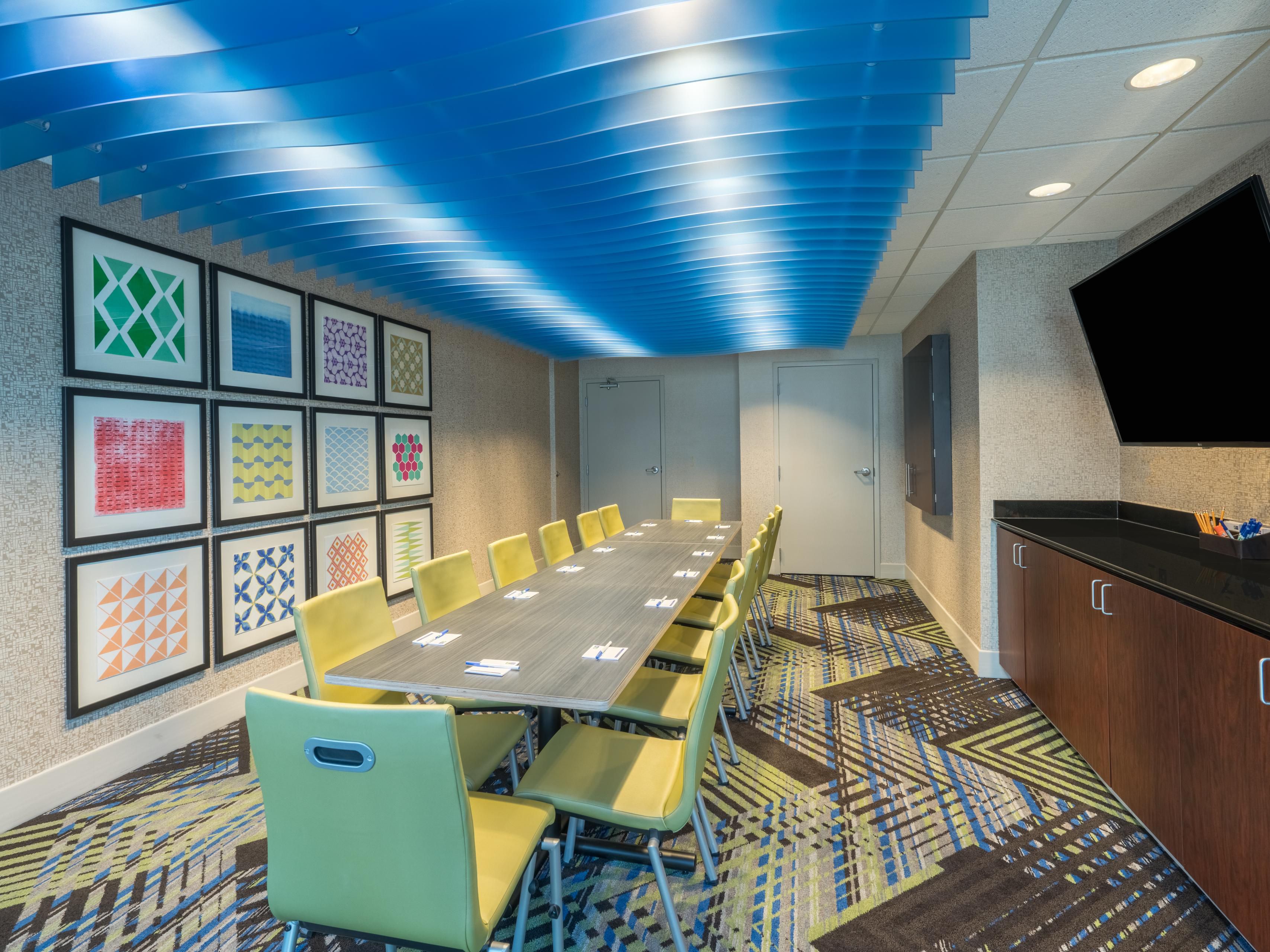 Meet where you stay at the Holiday Inn Express Radcliff.  