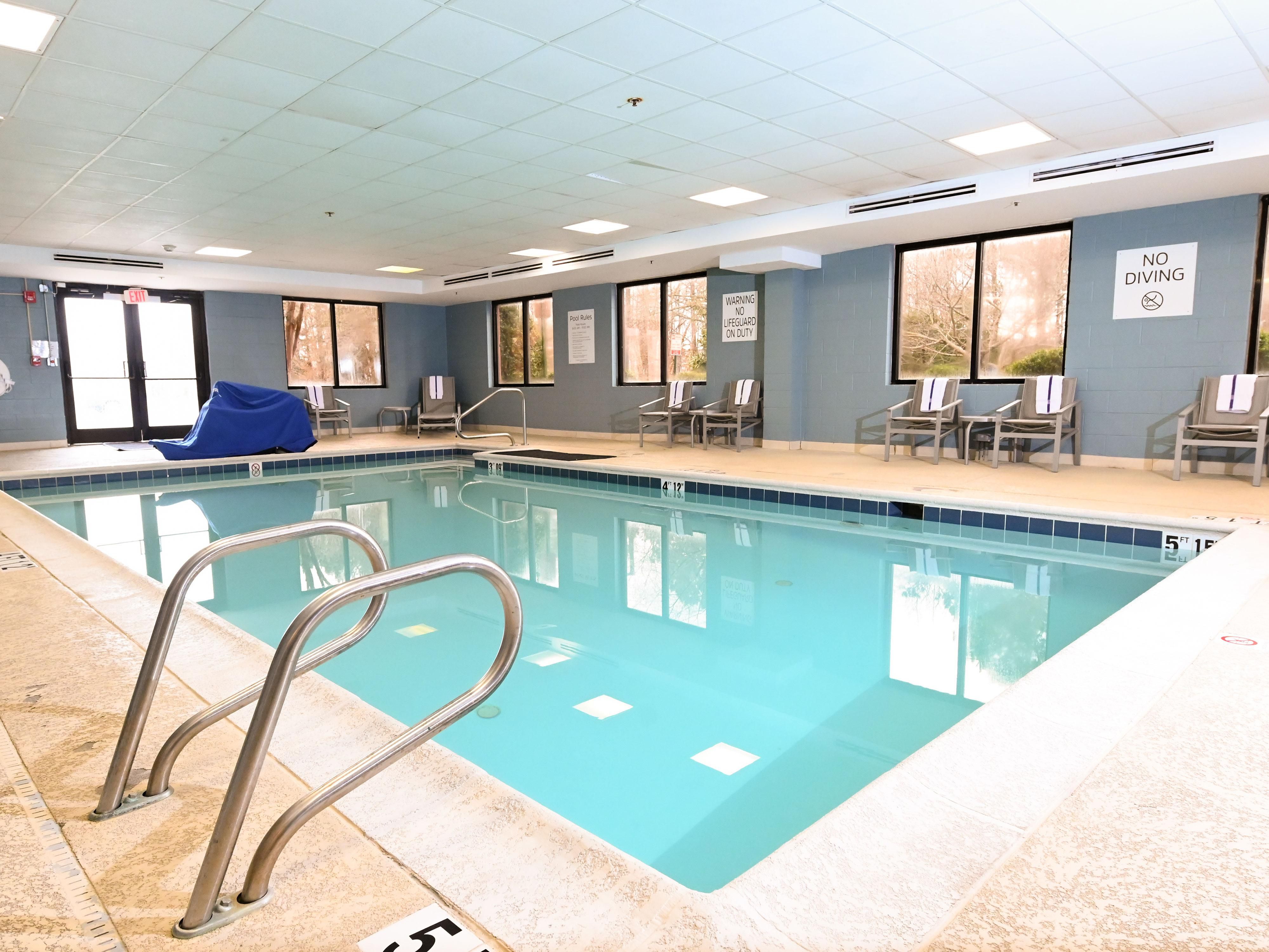 Our pool is open year round!
