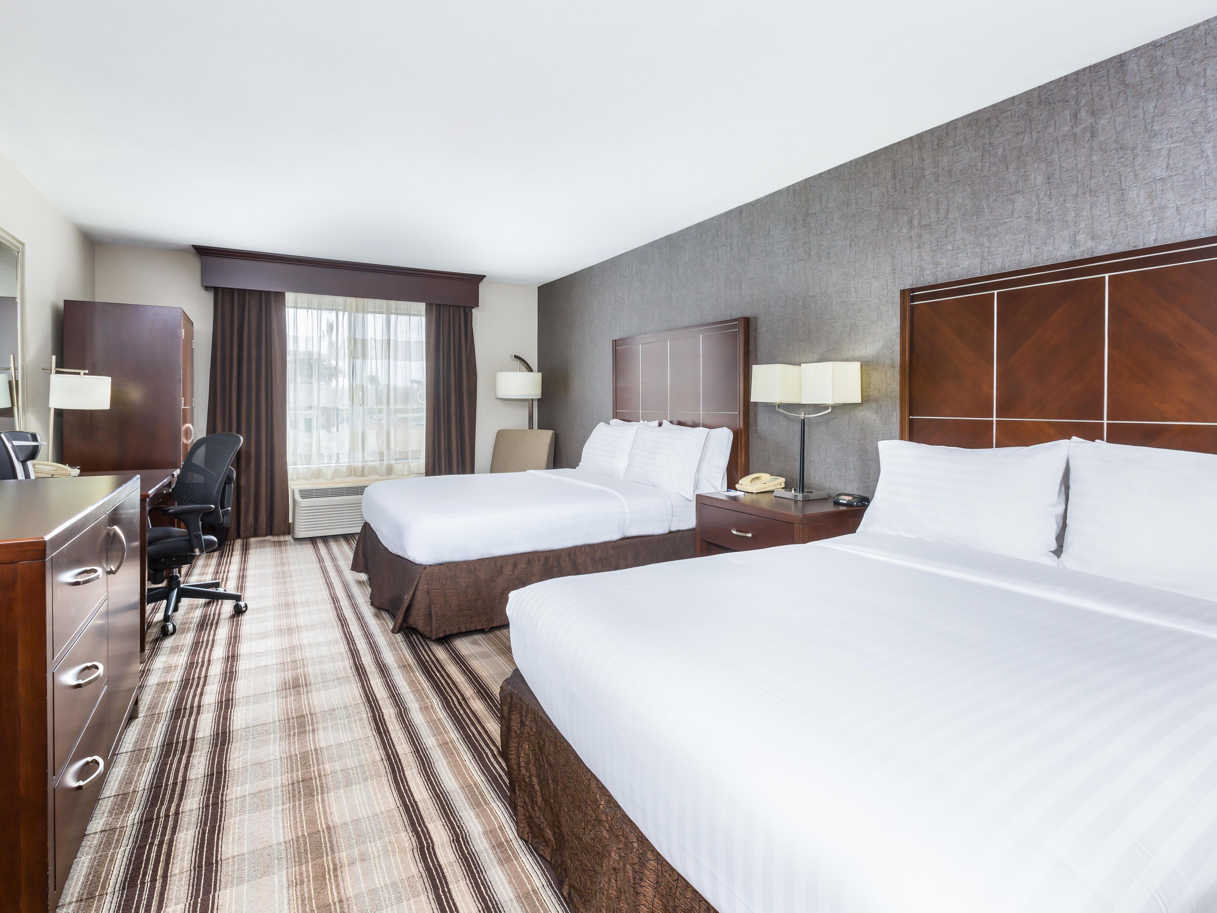 Two Queen Beds with Fridge