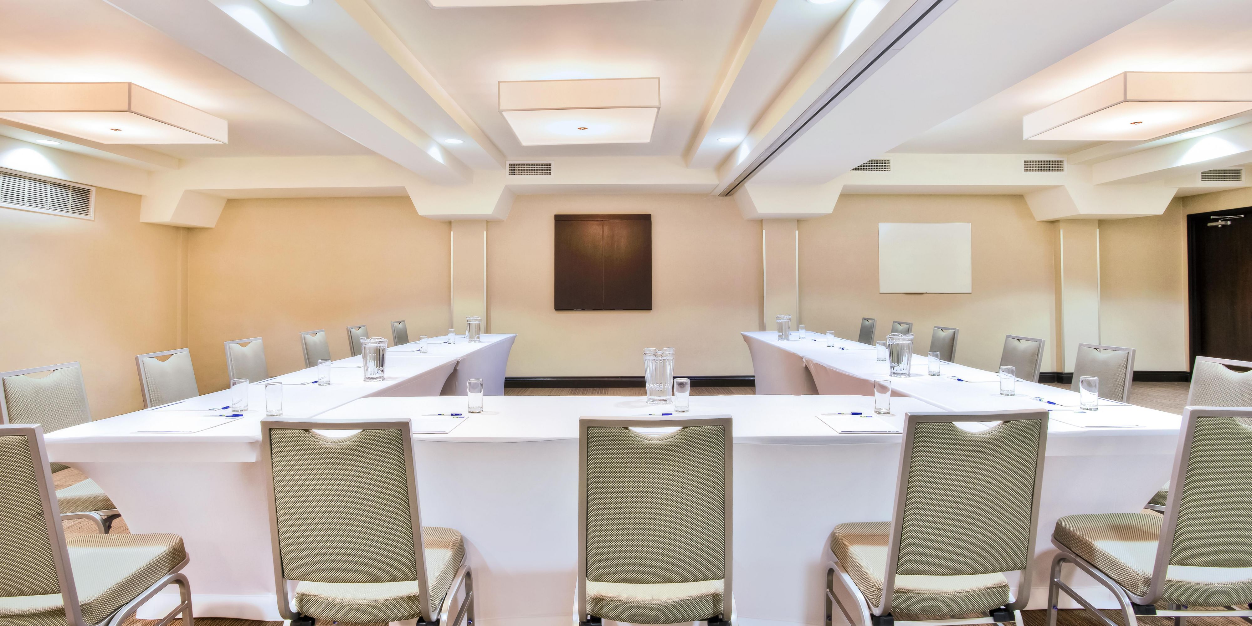 For all of your small or large meeting needs the Empire Room has you covered! Also function as two separate meeting spaces with a divider if the function so desires. 