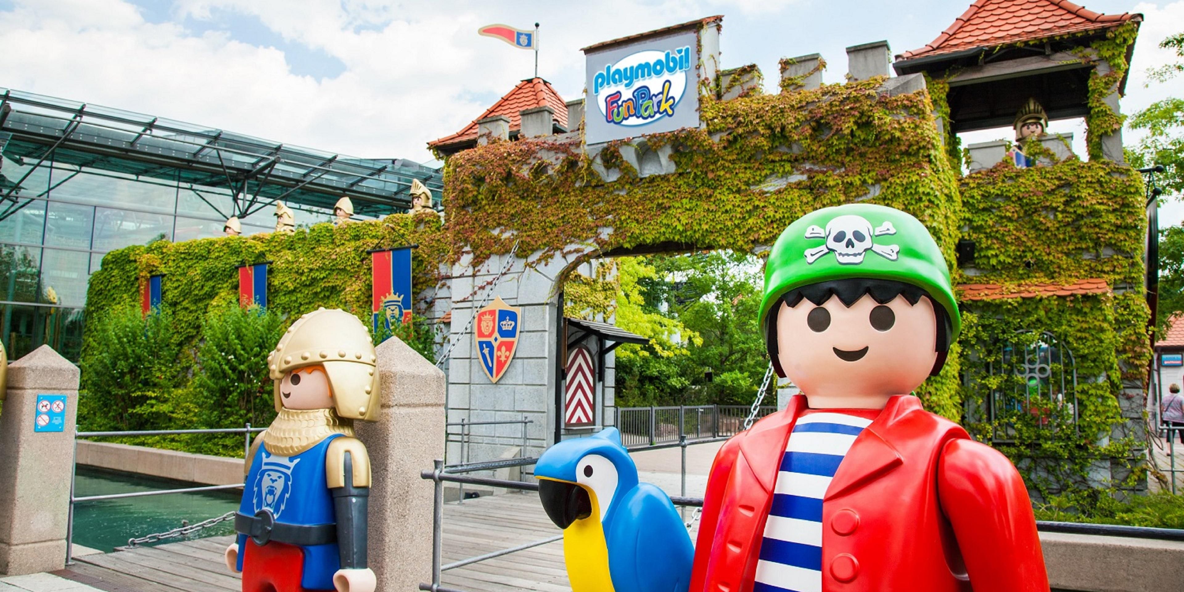 Genießen Sie mit Ihrer Familie einen Tag im Playmobil® Funpark. Es liegt 23 Autominuten von unserem Hotel entfernt.