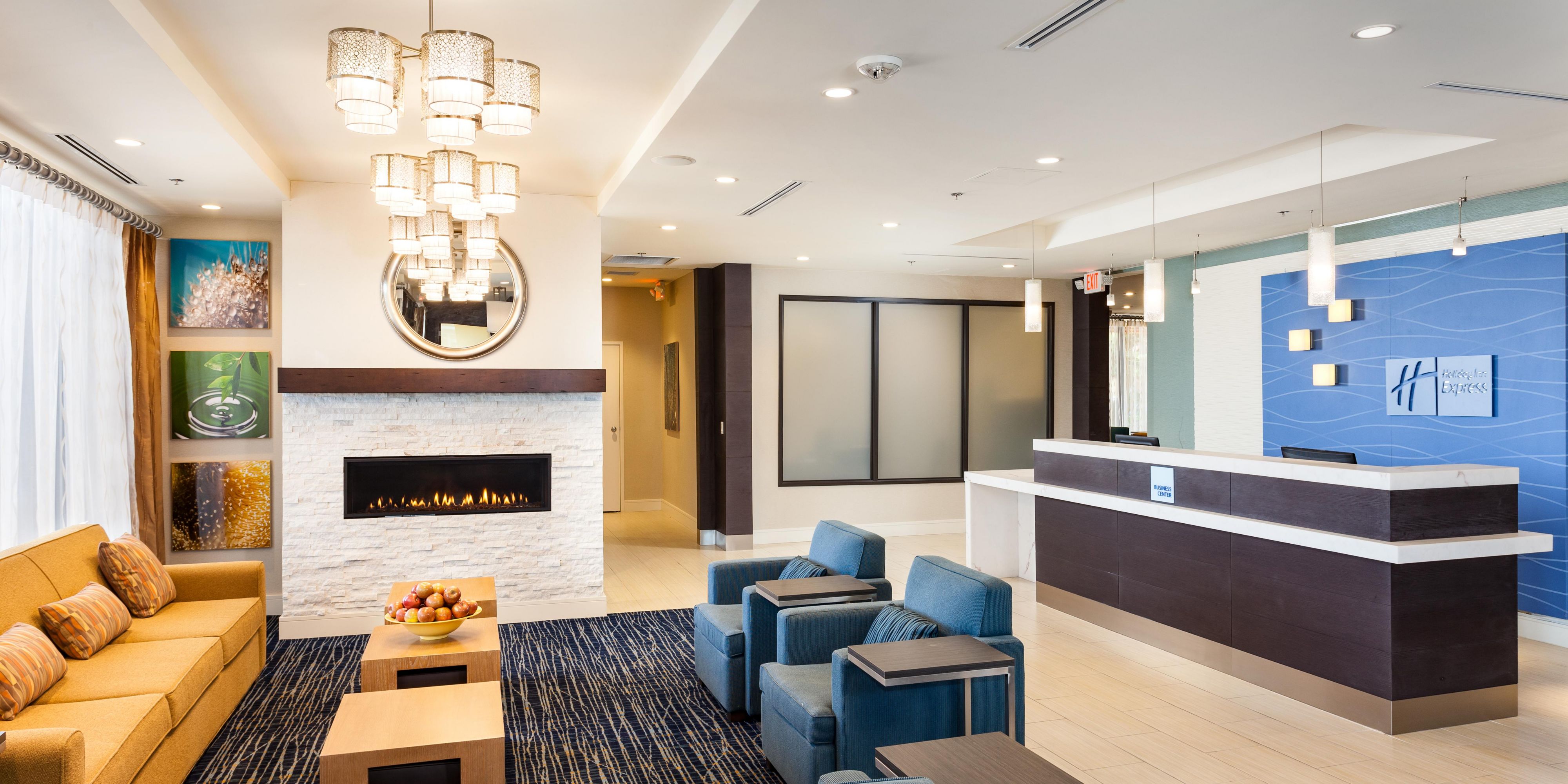 Our redesigned hotel boasts beautiful new guest rooms, common spaces and amenities, providing the perfect destination to relax and recharge. A contemporary design combined with wide-open spaces offers guests the ideal escape for work or play. Book your stay today to experience the new Holiday Inn Express at Monterey Bay.