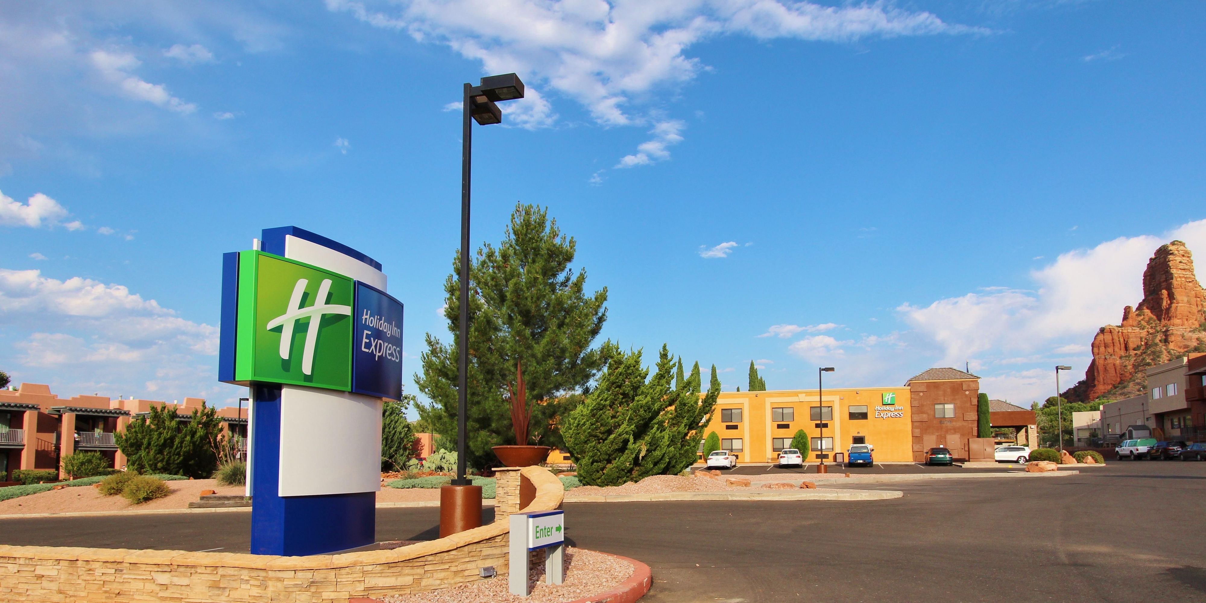 Holiday Inn Express Sedona Oak Creek Map And Driving Directions Parking Options For Holiday 6484