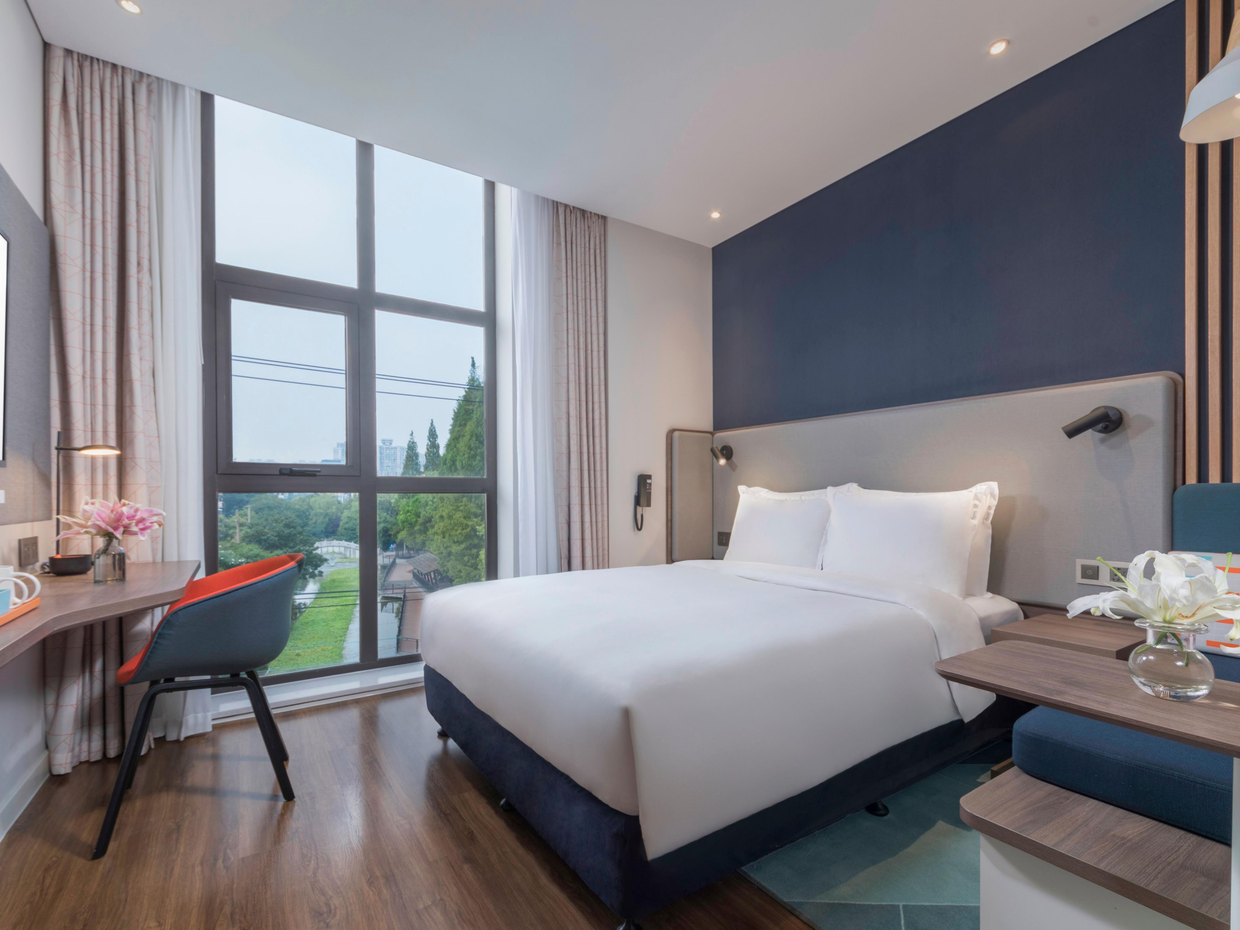 Gästezimmer mit Doppelbett