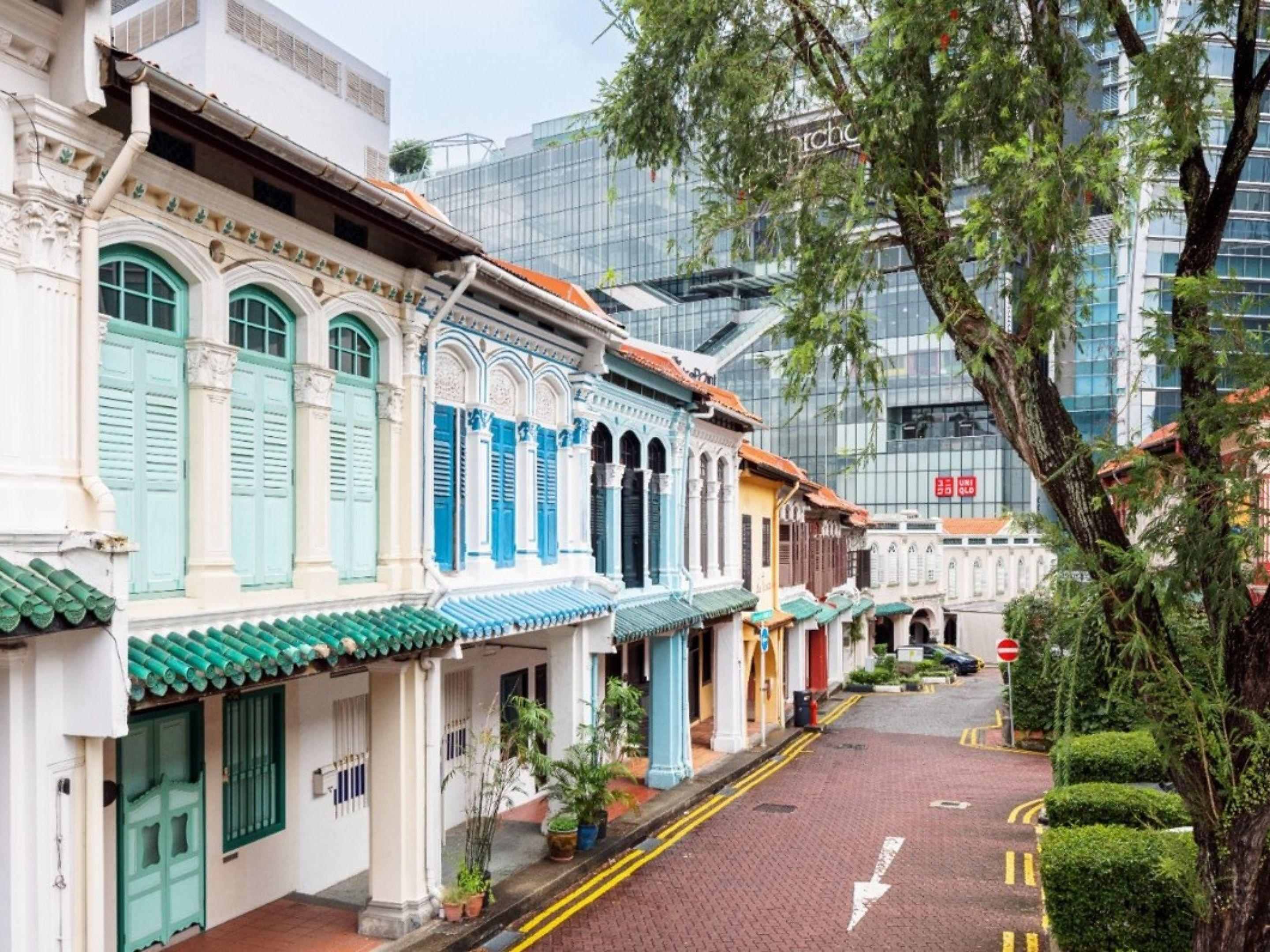 Emerald Hill conservation shophouses is only a short walk away
