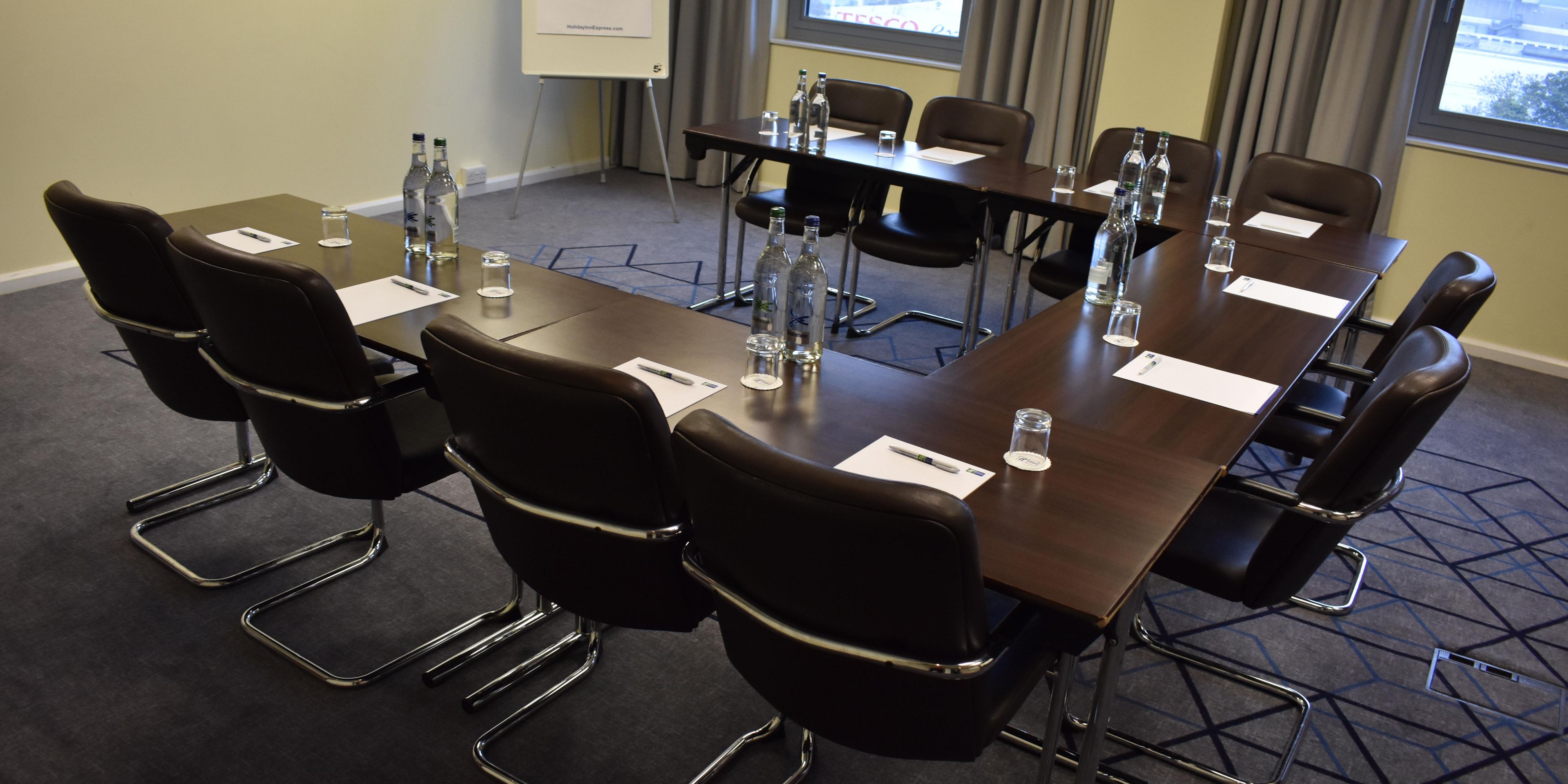 In all of our 4 meeting rooms we have the facilities for you to hold a meeting without coming face to face. With our updated Wi-Fi and conference phone facilities you will feel like to are face to face.
