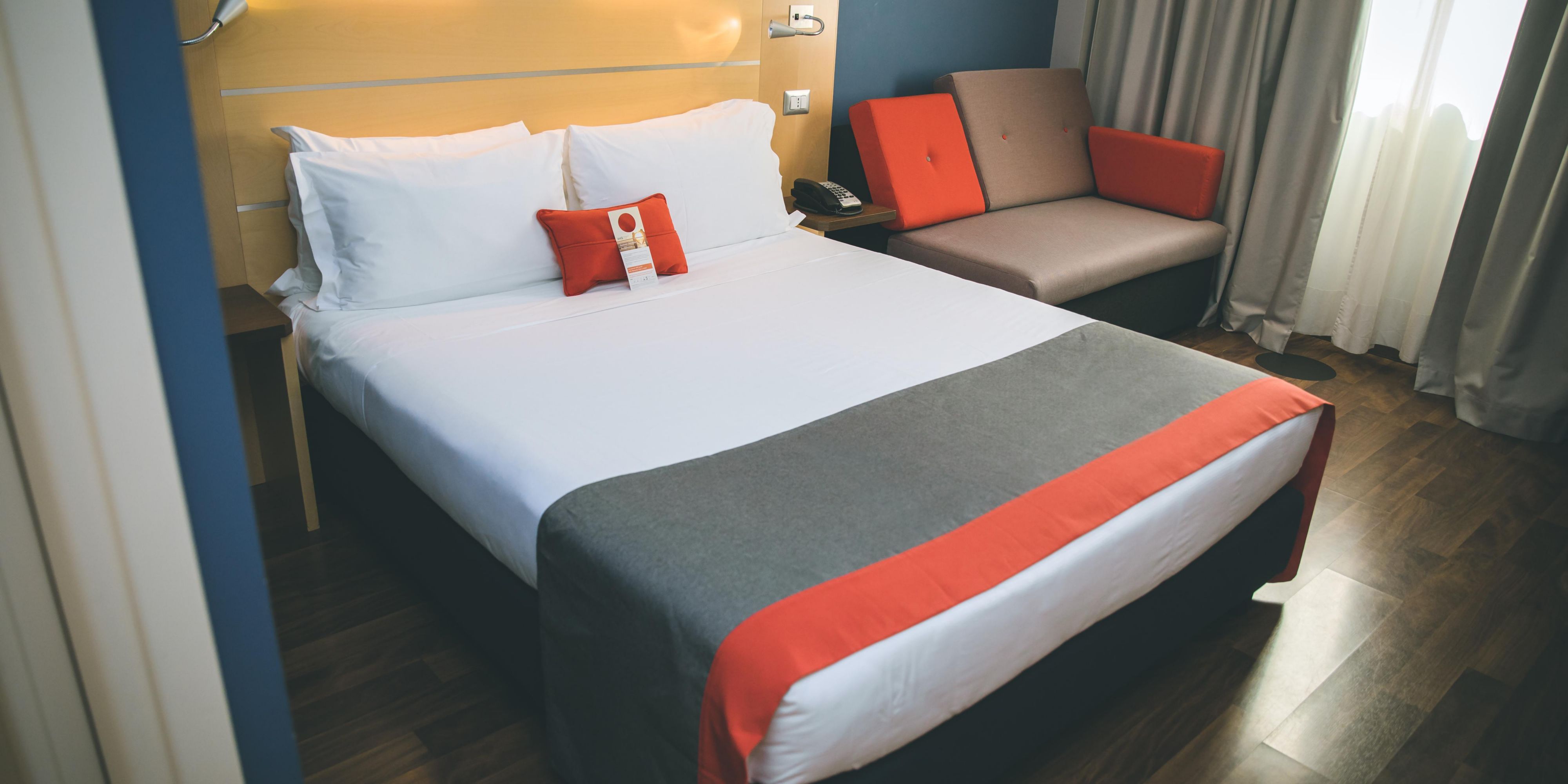 Triple rooms and connecting rooms available to accommodate up to 5 persons.