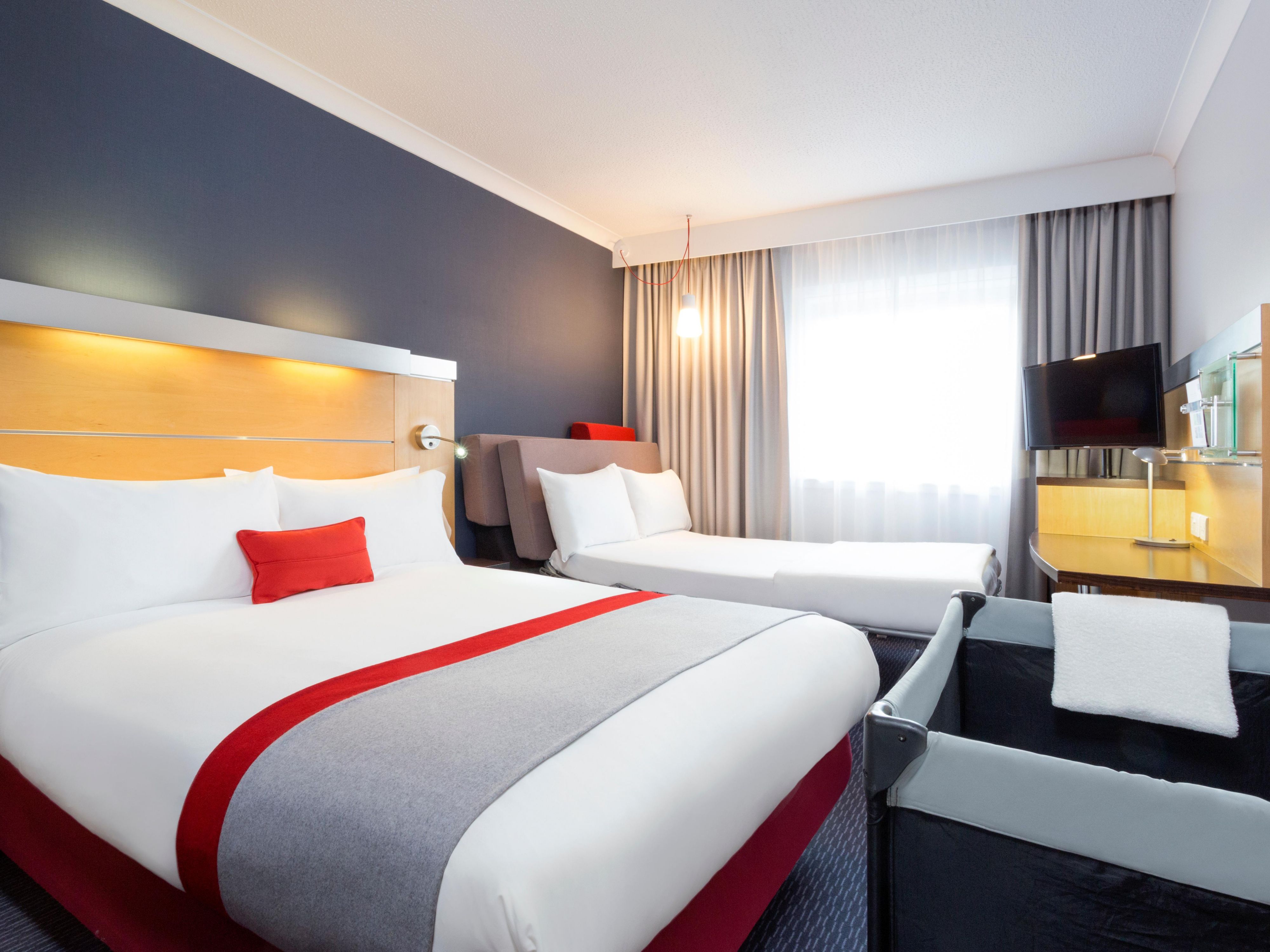 Family friendly rooms can accommodate up to 2 adults and 2 children or 3 adults with breakfast