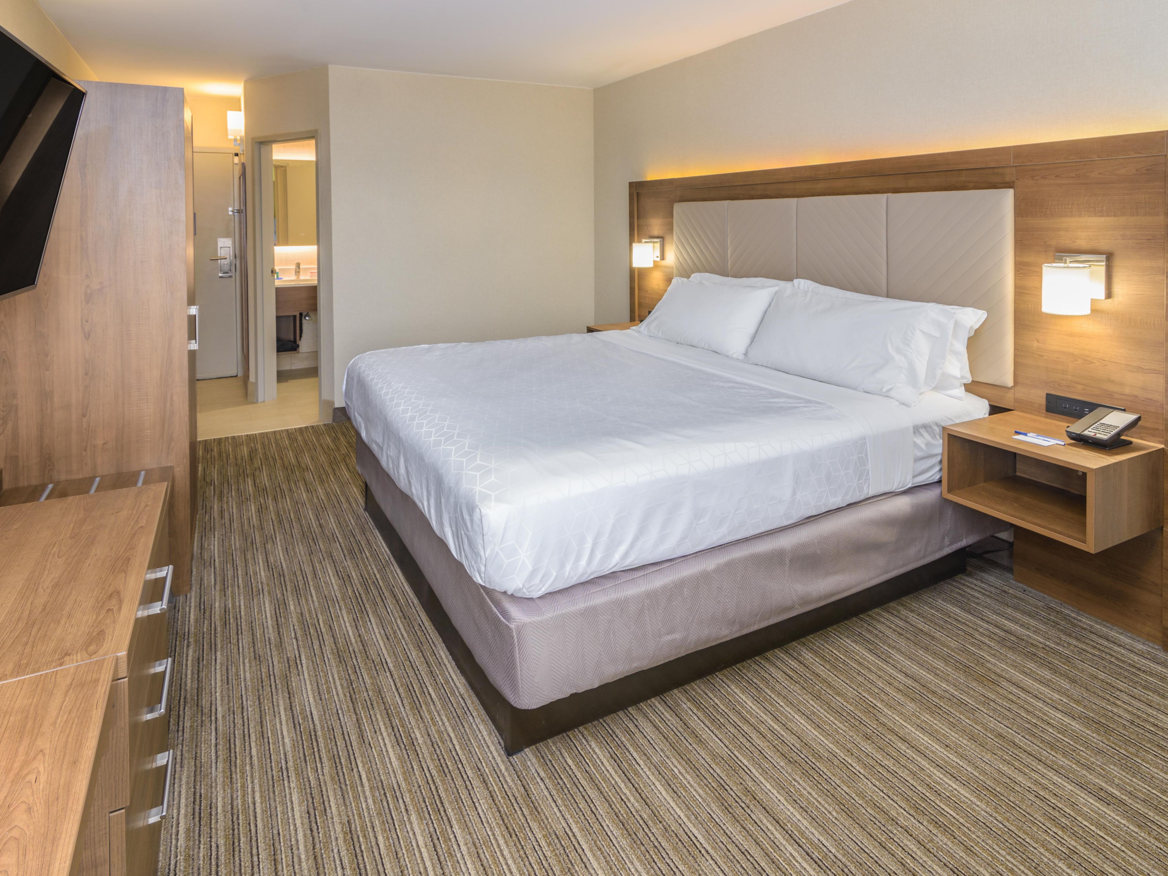 Recharge in our luxurious king beds!