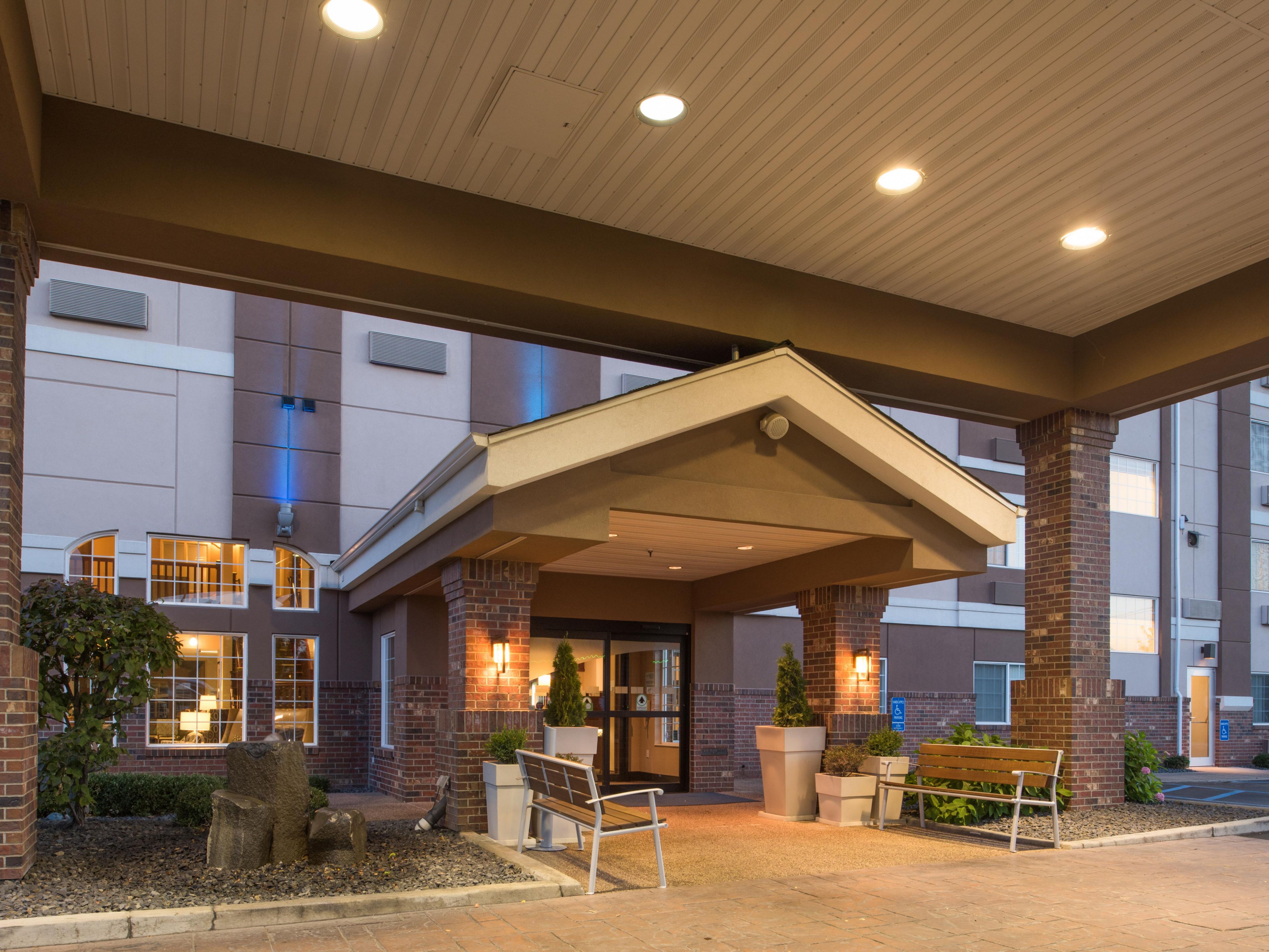 We are installing EV Charging Stations conveniently located next to the west entrance of the building. Reach out to our front desk team for more details. 