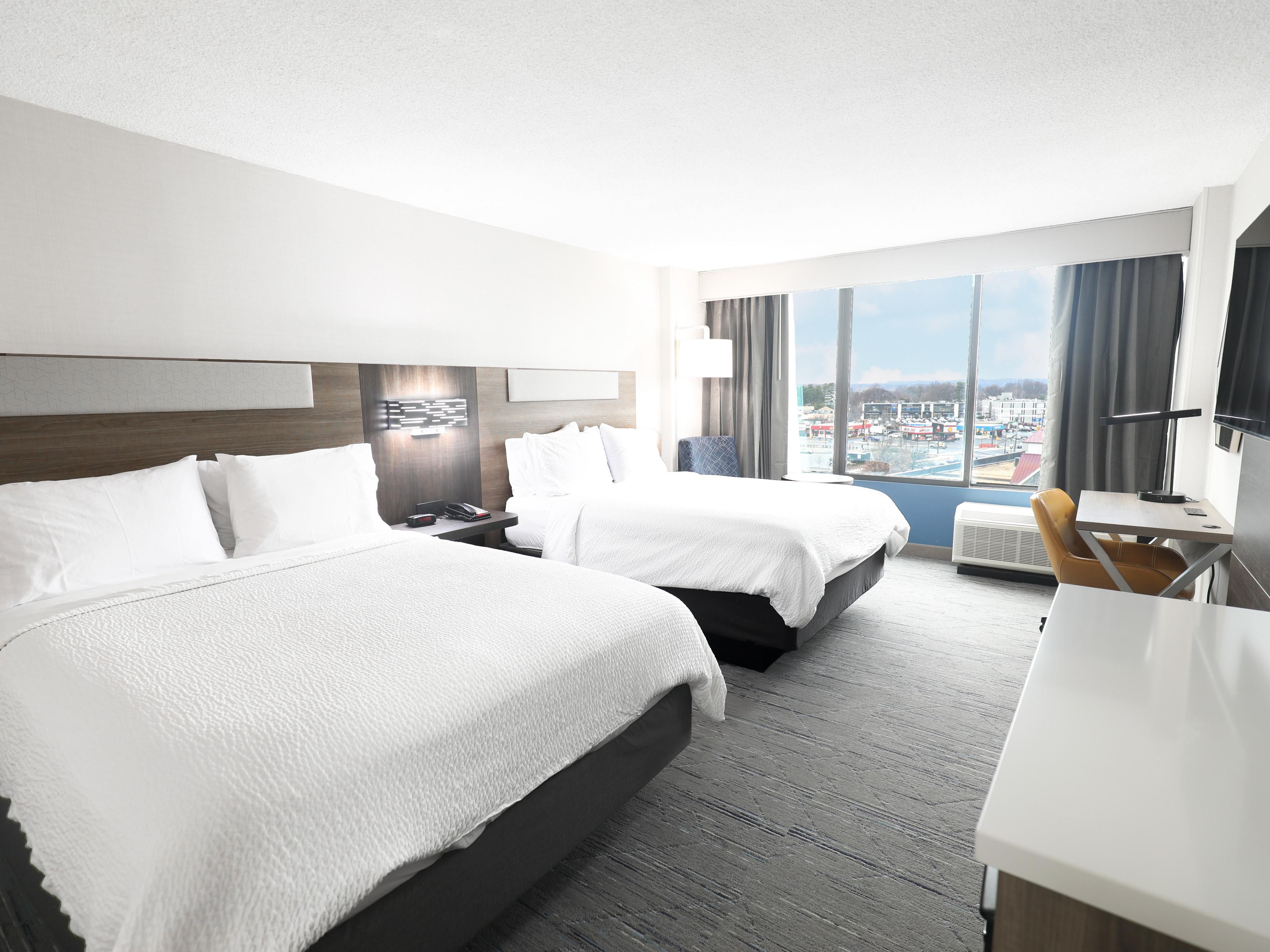 Dua tempat tidur Queen