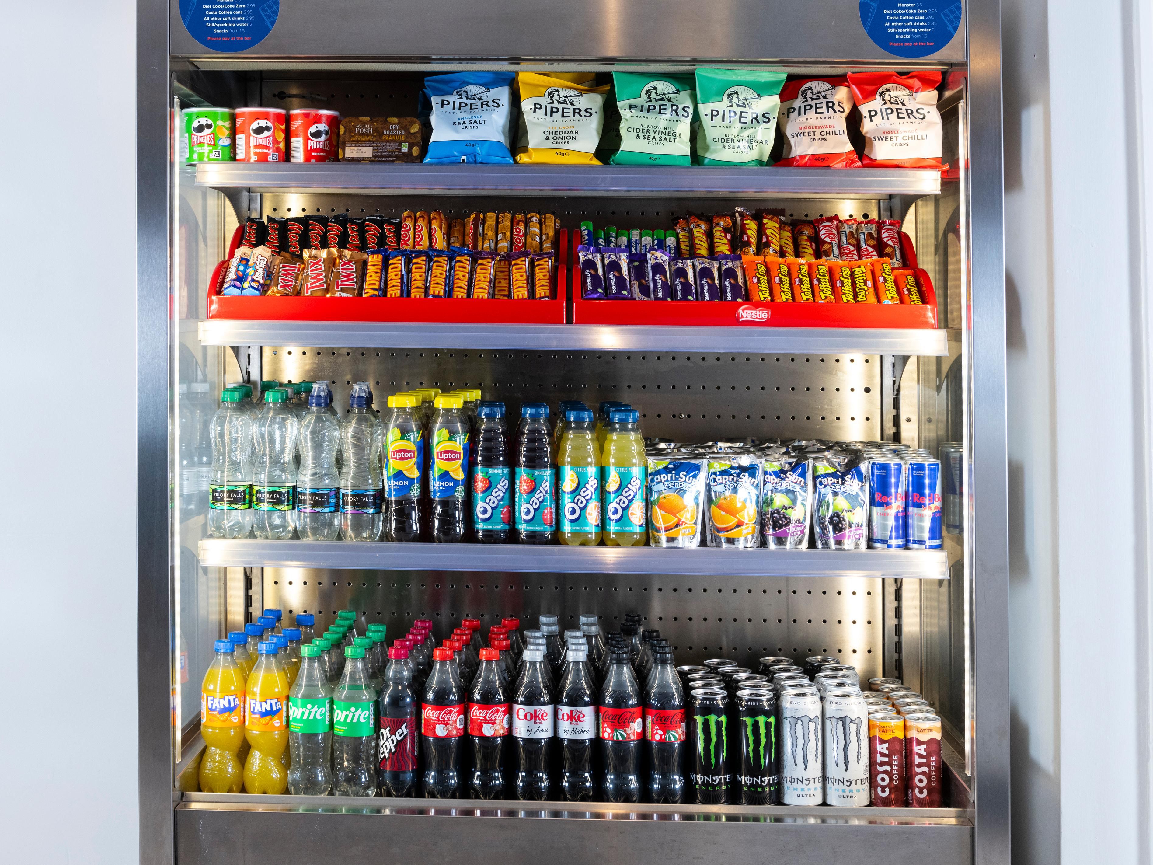 Grab a snack from our vending area.