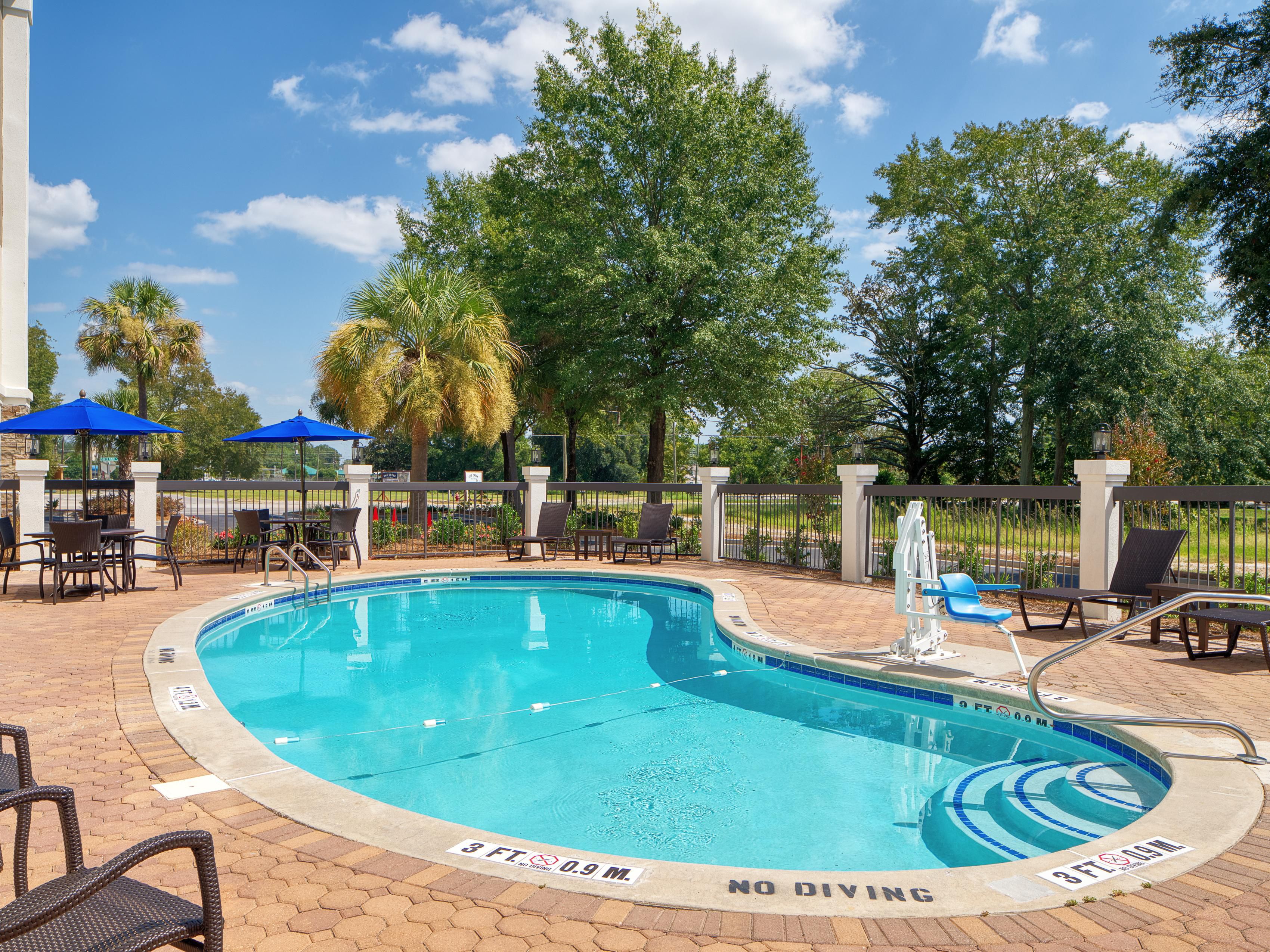 Relax in our Outdoor Swimming Pool