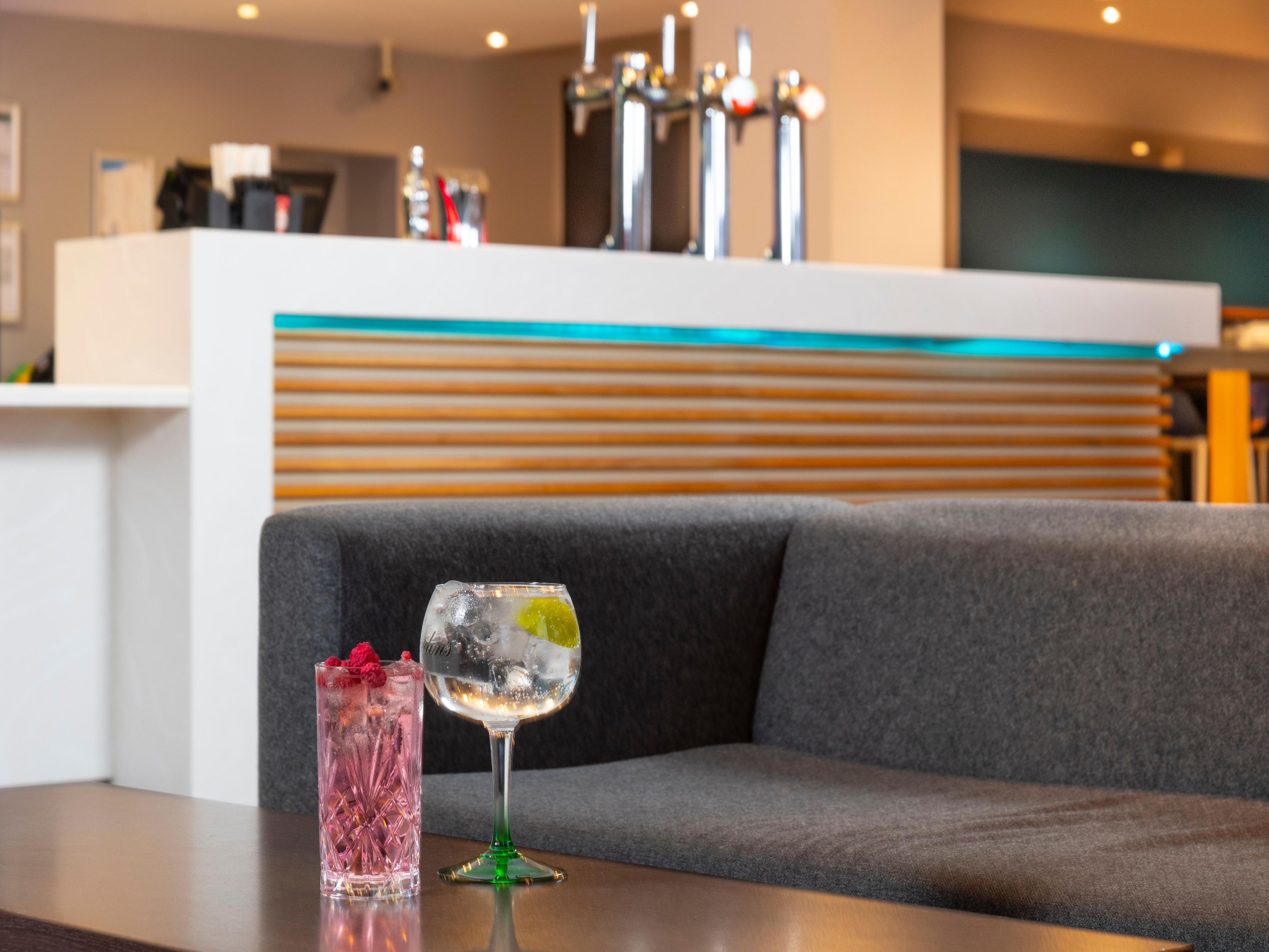 Order a G&T or spritz in the lounge bar.