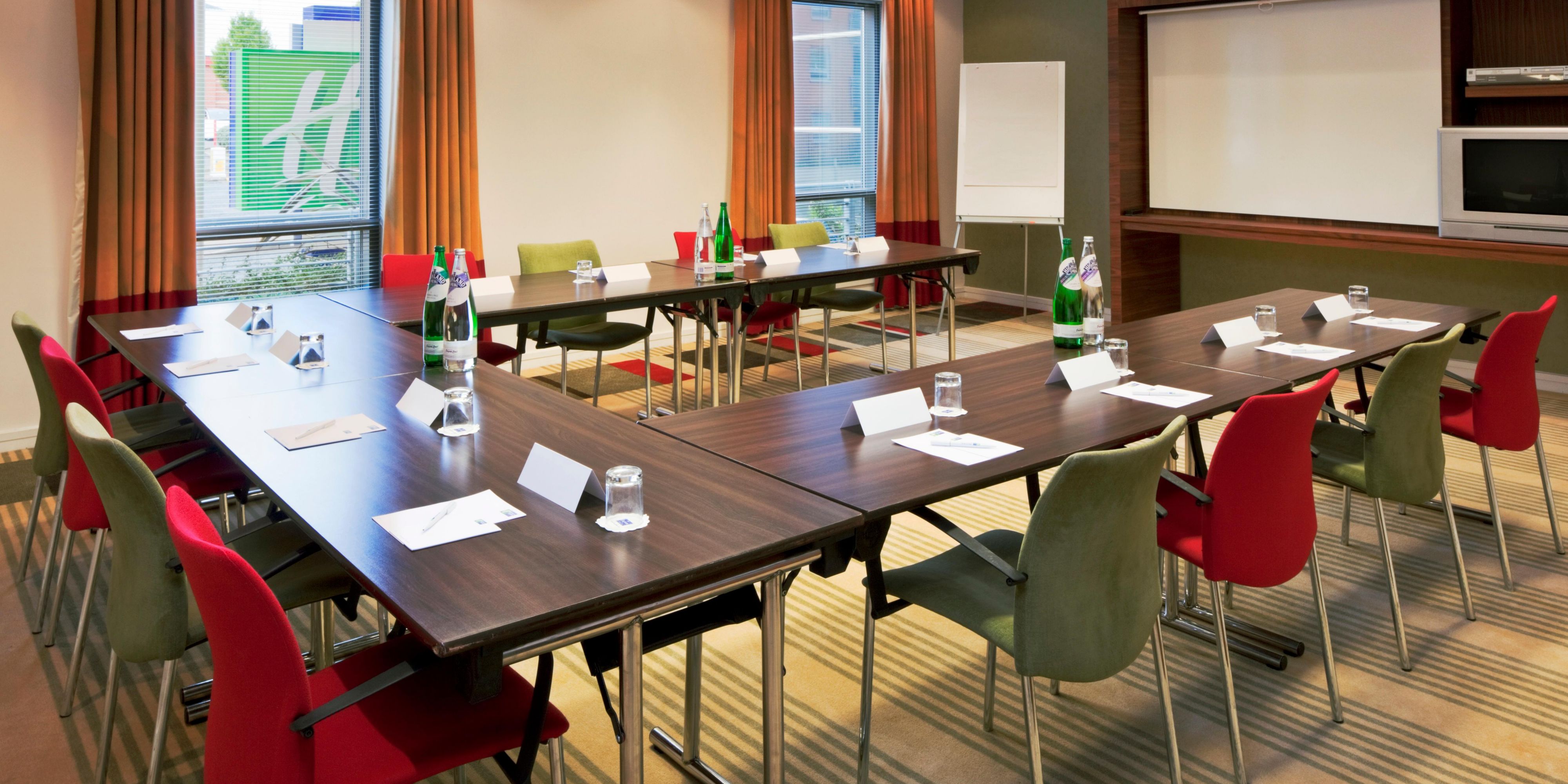 Host interviews, training days and conferences for up to 30 people in one of the meeting rooms. There's free Wi-Fi and parking plus catering can also be arranged. Unlimited tea and coffee included.