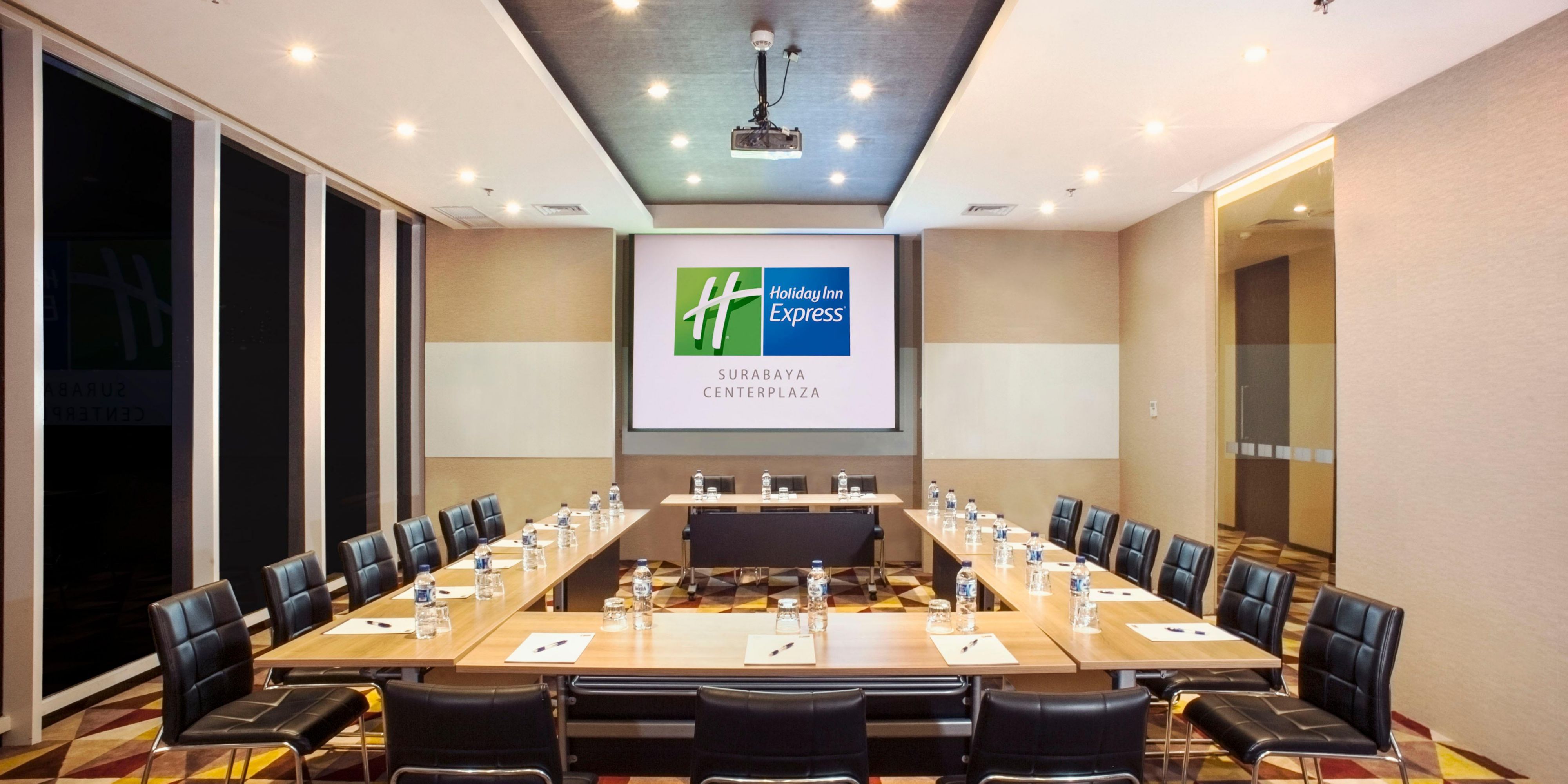 Make your meeting in Surabaya a success at Holiday Inn Express Surabaya Center Point. Take advantage of our meeting room features that can accommodate up to 200 persons with the latest technology and equipment provided.